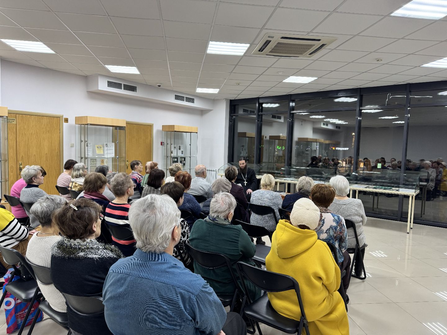 шаховская, всехсвятский храм, музейная встреча, священник, вертикалки,