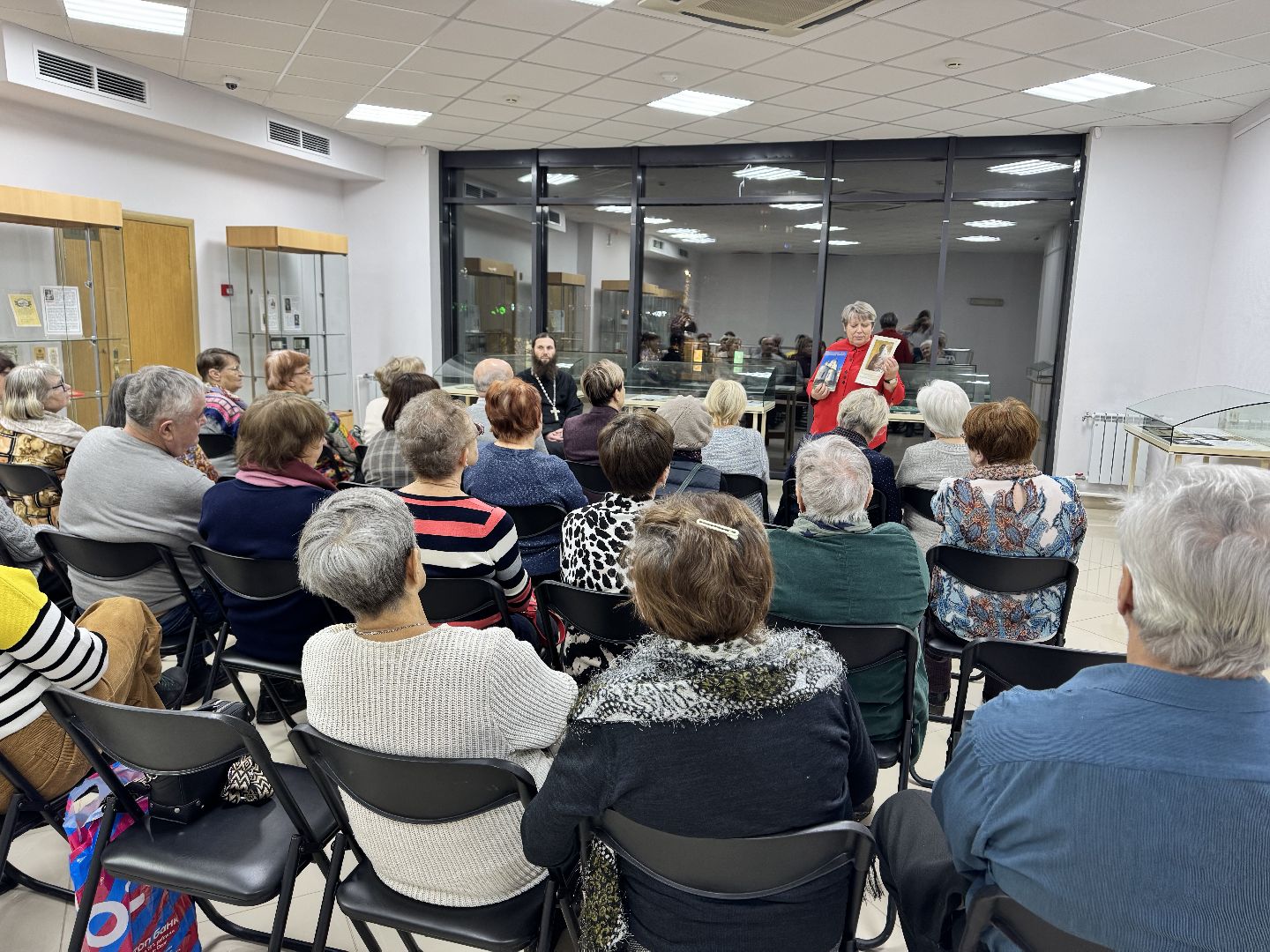 шаховская, всехсвятский храм, музейная встреча, священник, вертикалки,