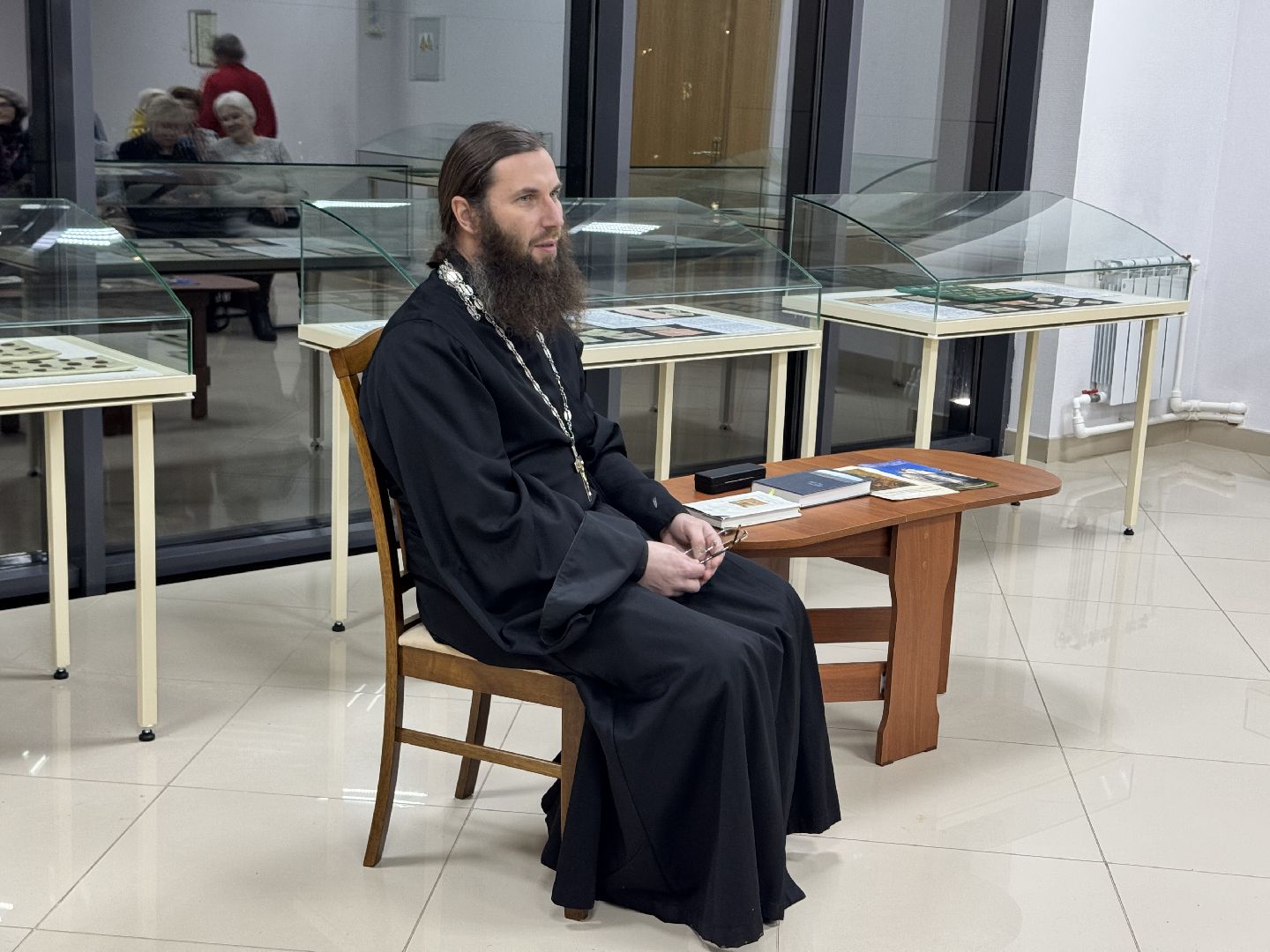 шаховская, всехсвятский храм, музейная встреча, священник, вертикалки,