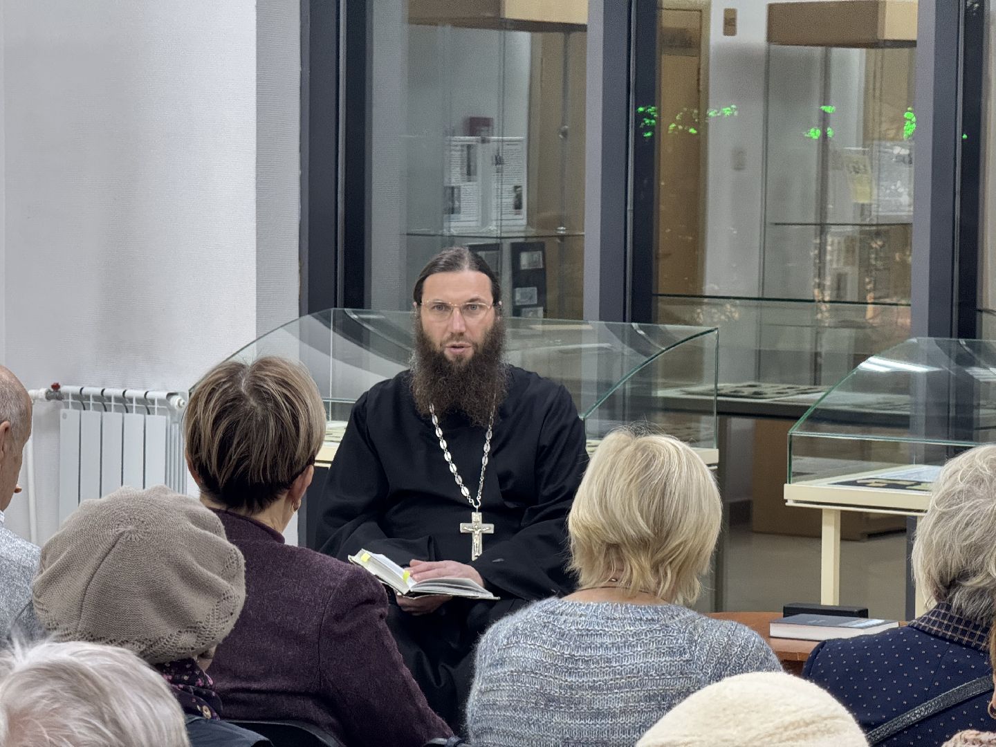 шаховская, всехсвятский храм, музейная встреча, священник, вертикалки,