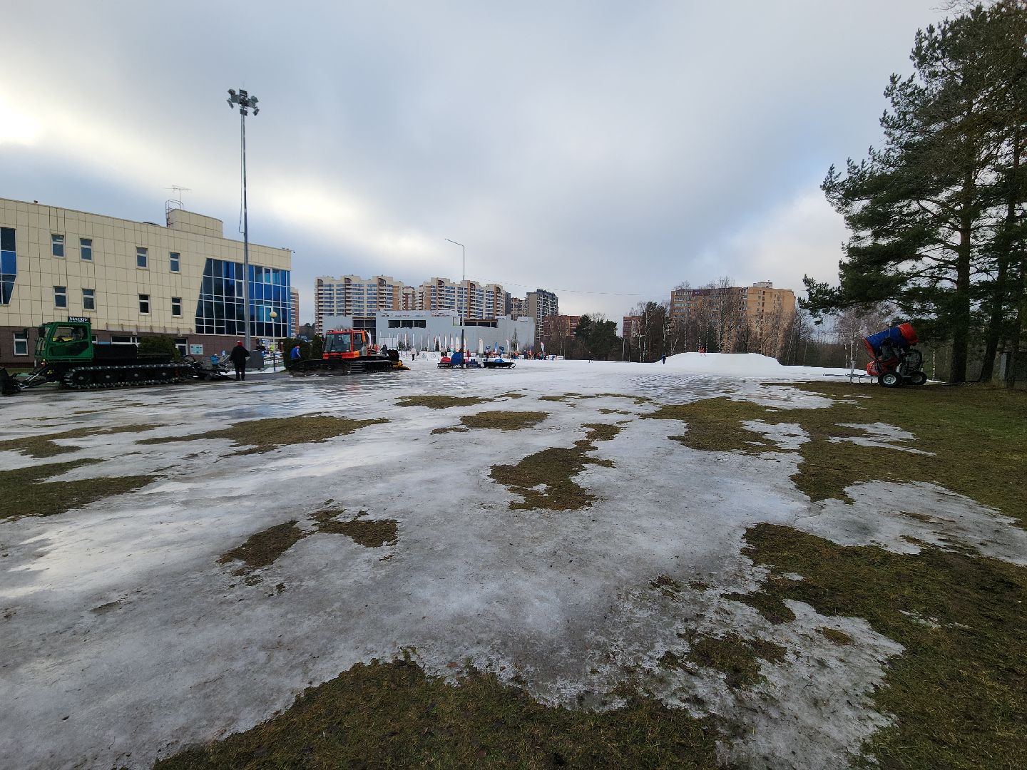 вертикалки, лыжный стадион, красногорск, аномальная погода,