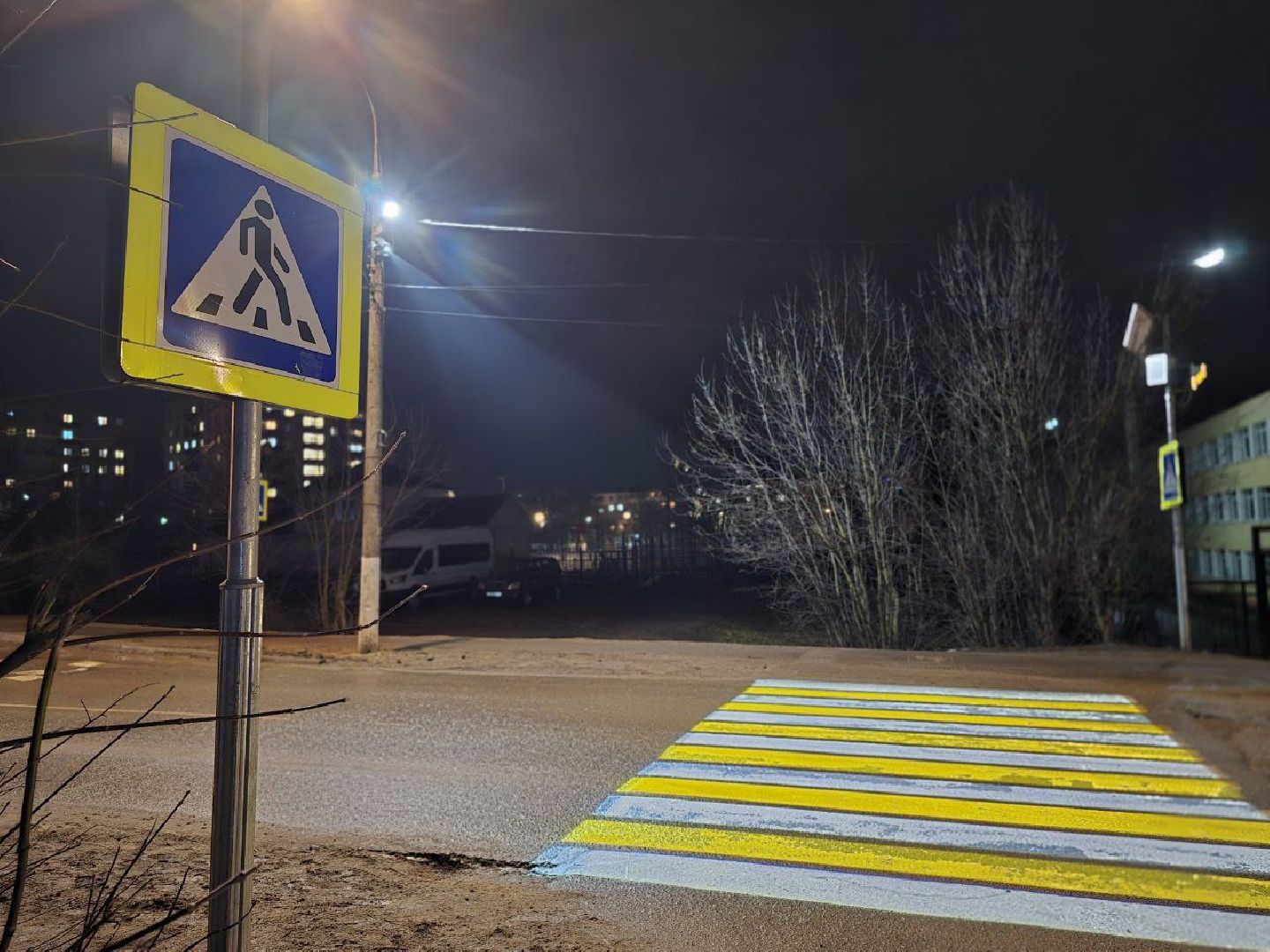 можайск, можайский муниципальный округ, нацпроект, безопасные дороги, проекционные пешеходные переходы, вертикалки,