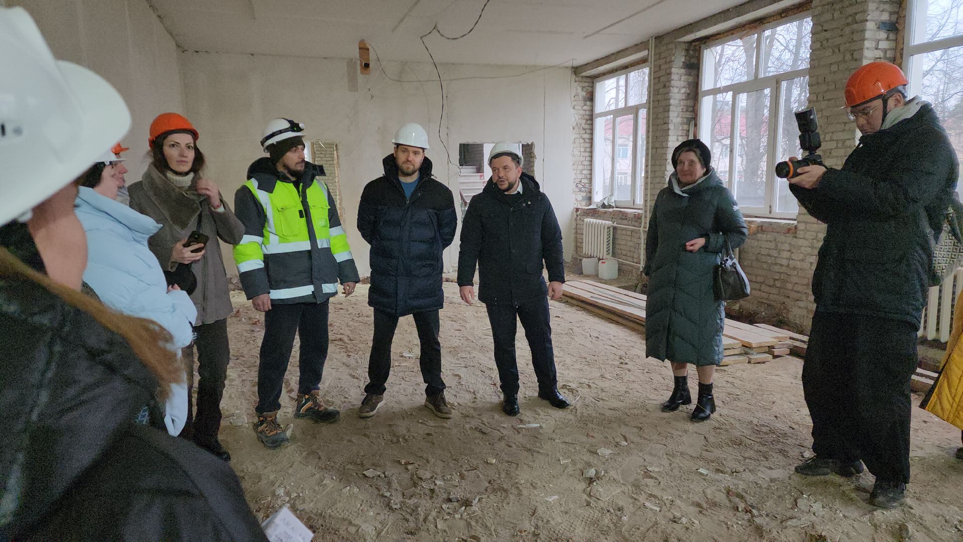 школа, стройка, дети, родители,