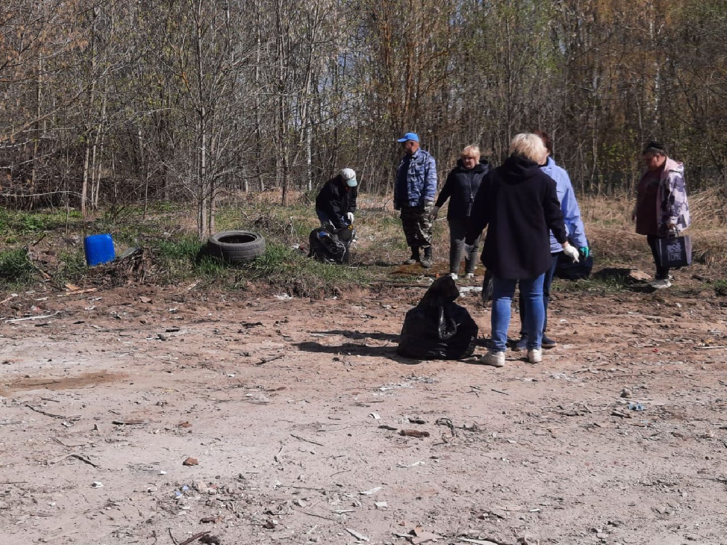 Пущино, субботник, уборка улиц