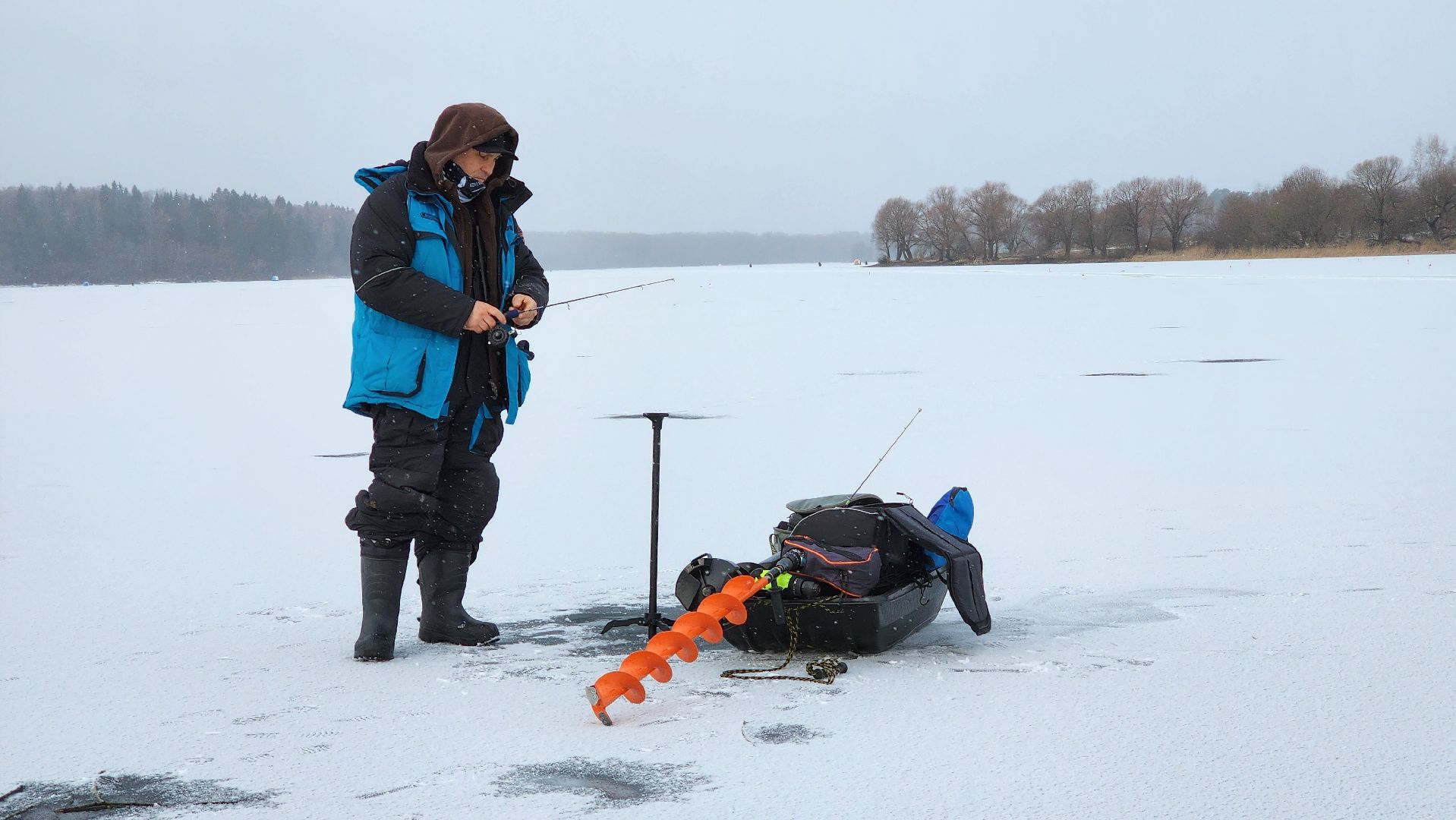 Руза, мчс россии, рузский муниципальный округ, Безопасность, тонкий лед, озернинское водохранилище, рузское водохранилище, вертикалки,