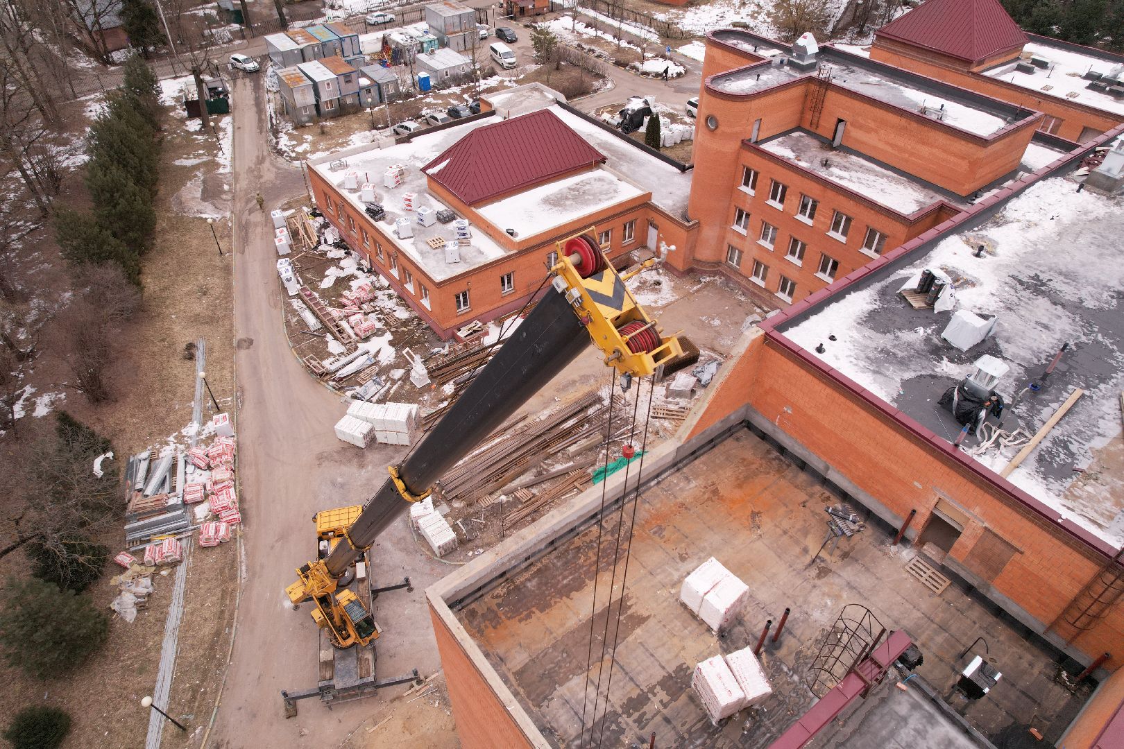 видео с коптера, медицина одинцова,