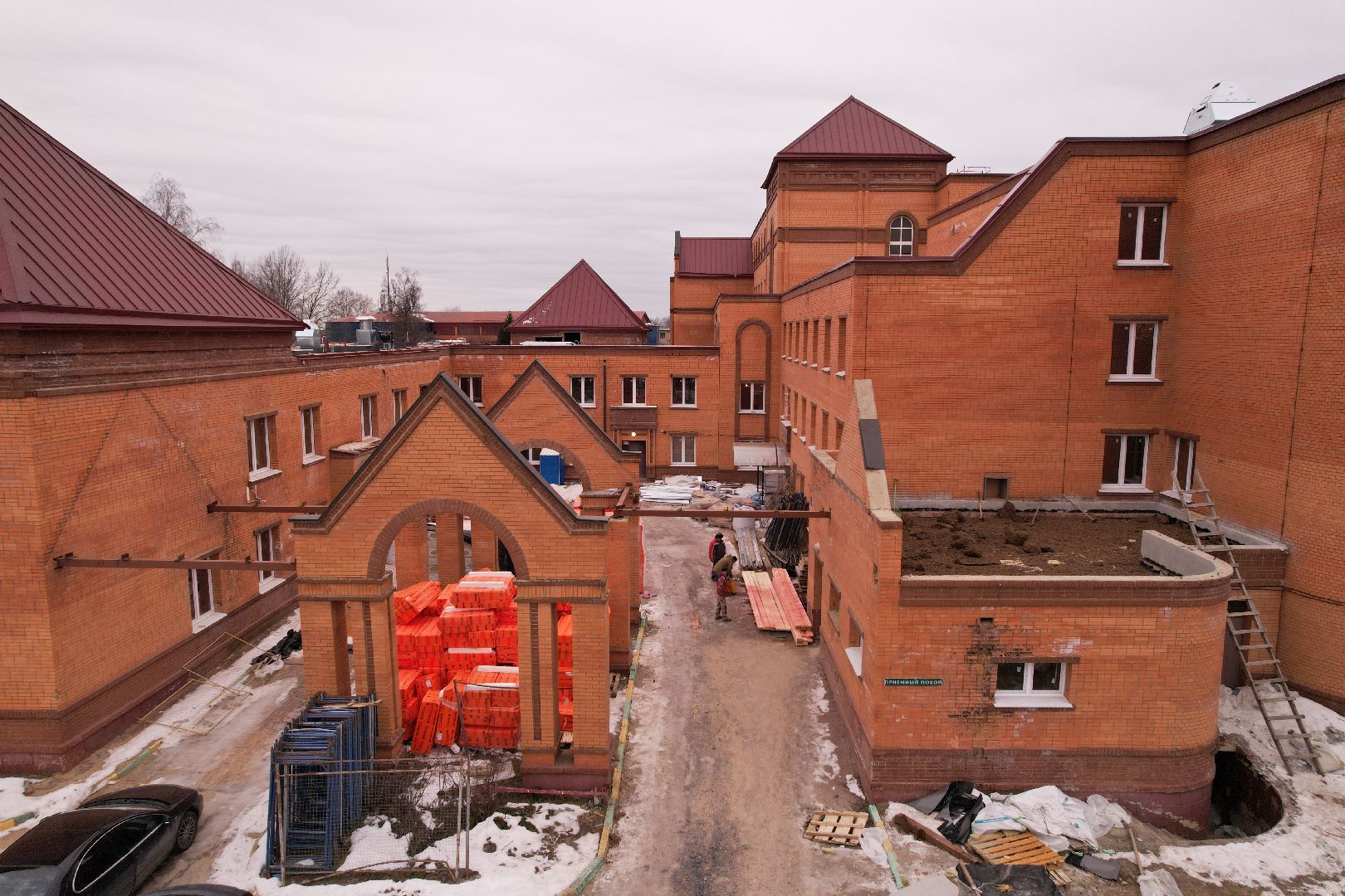 видео с коптера, медицина одинцова,