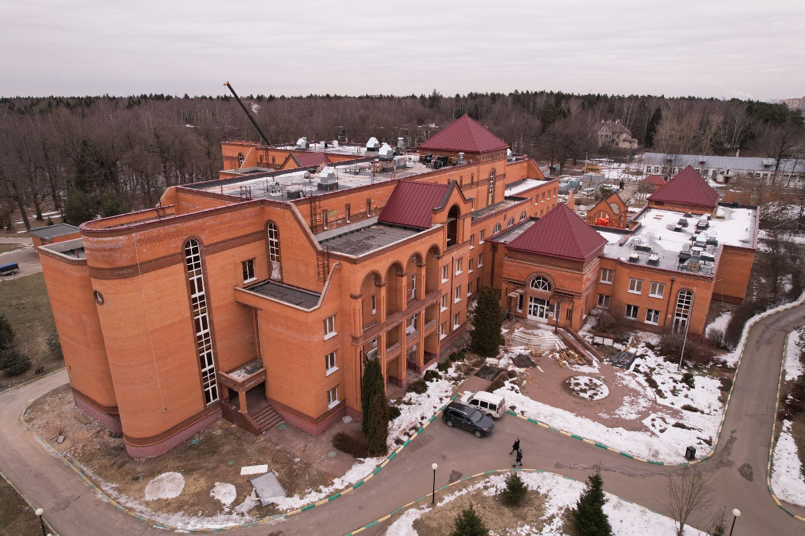видео с коптера, медицина одинцова,
