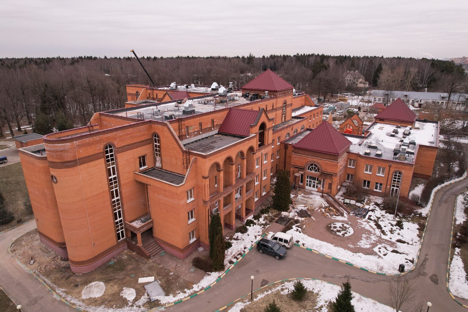 видео с коптера, медицина одинцова,