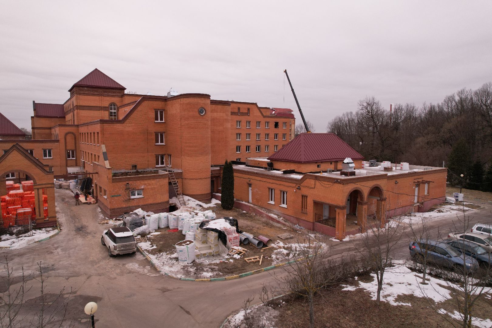 видео с коптера, медицина одинцова,