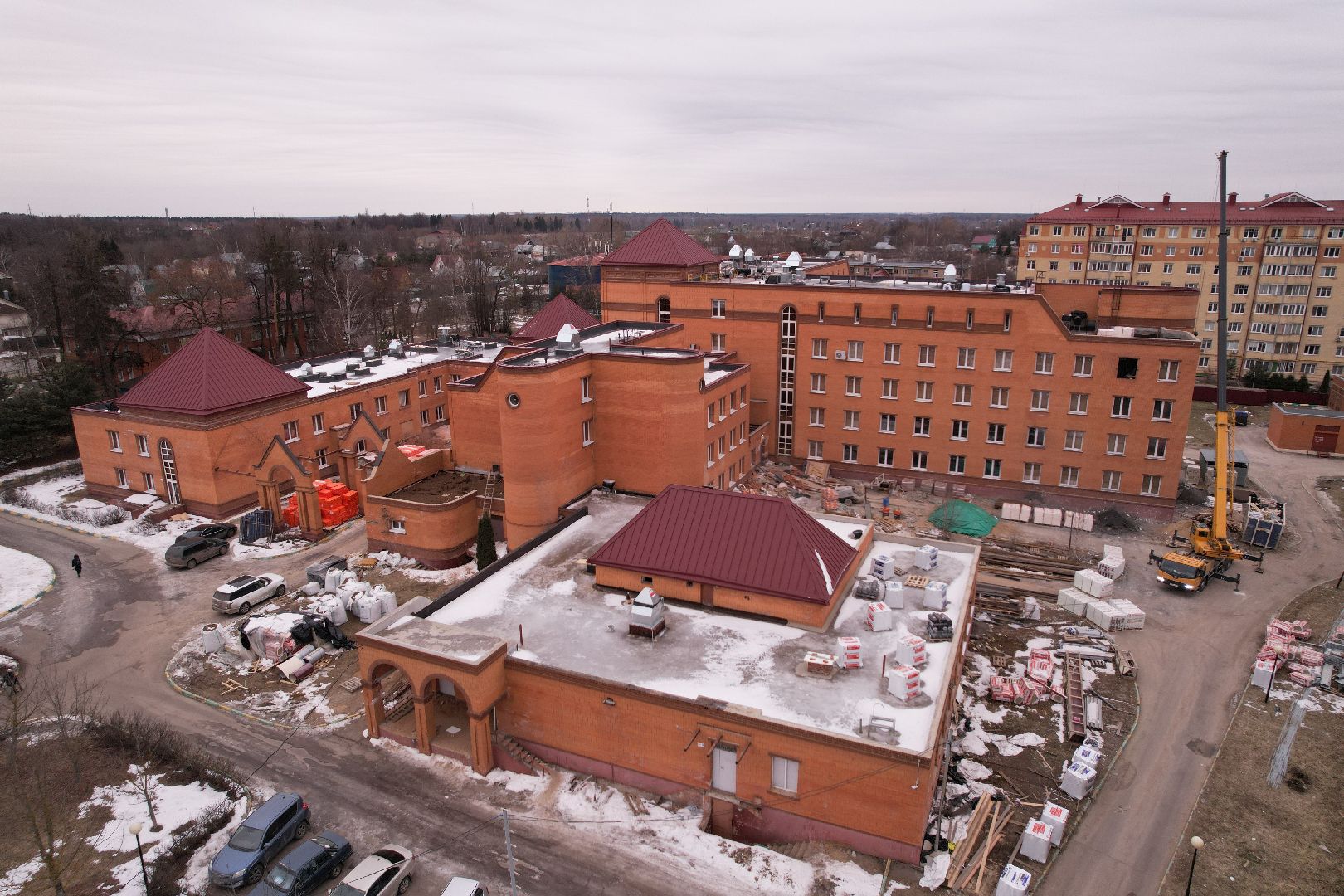 видео с коптера, медицина одинцова,