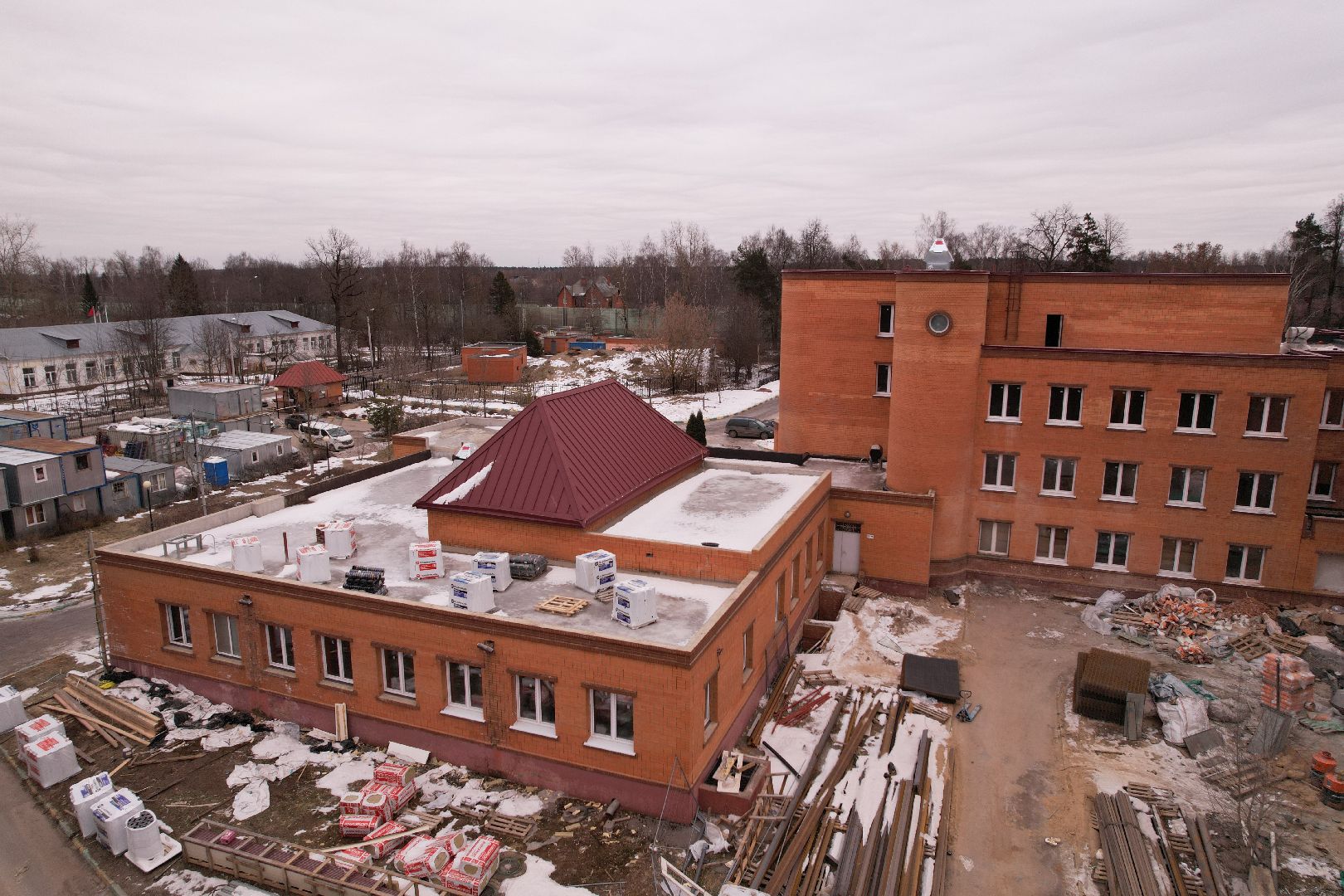 видео с коптера, медицина одинцова,