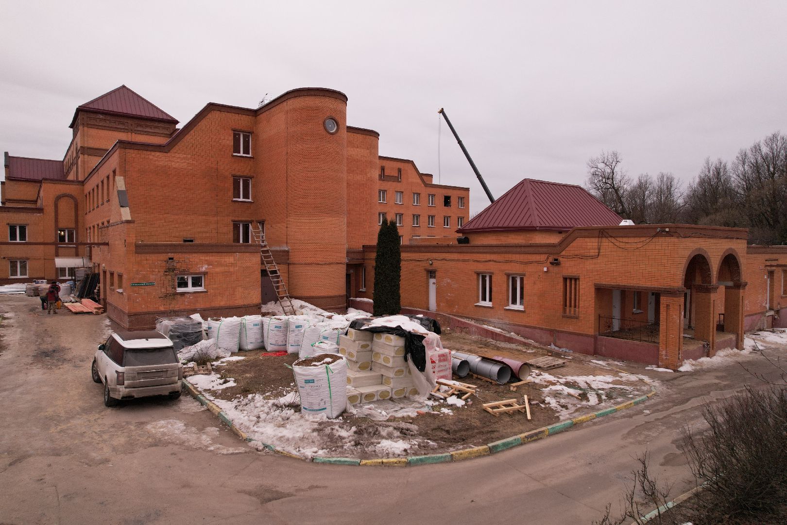 видео с коптера, медицина одинцова,