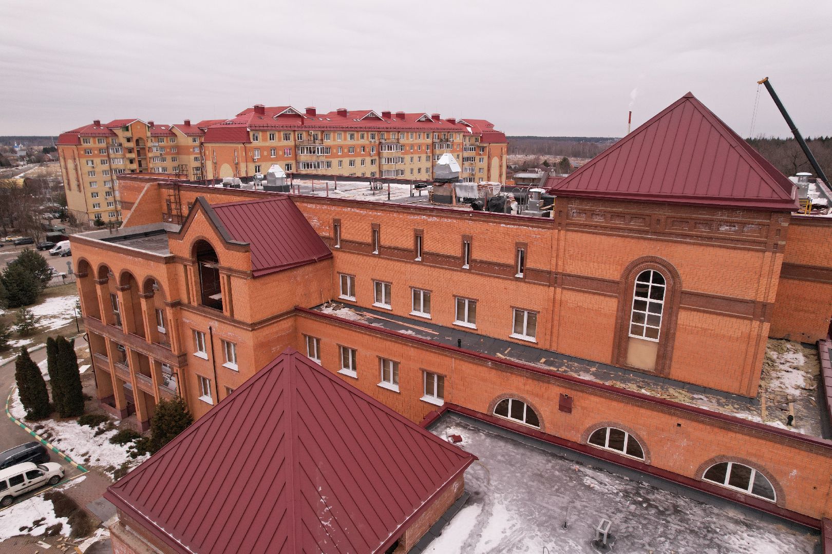 видео с коптера, медицина одинцова,