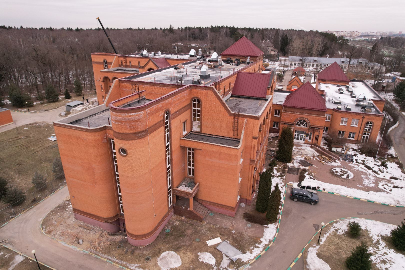 видео с коптера, медицина одинцова,