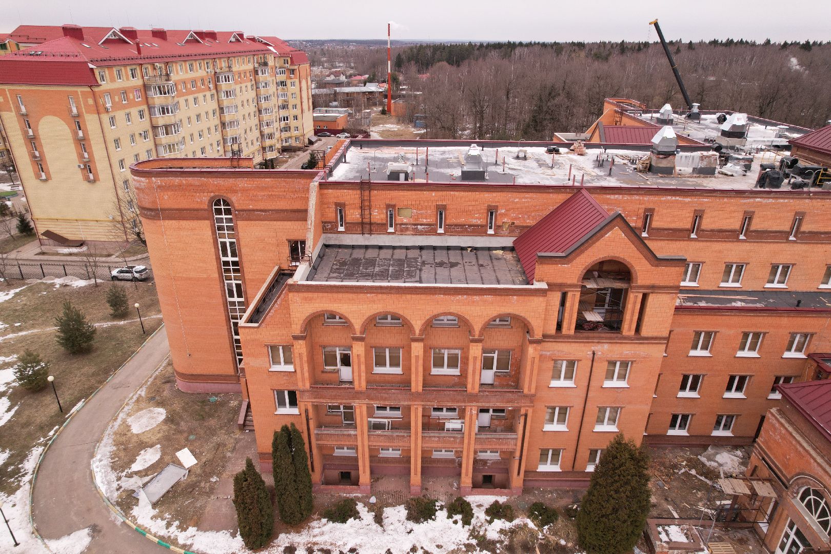 видео с коптера, медицина одинцова,