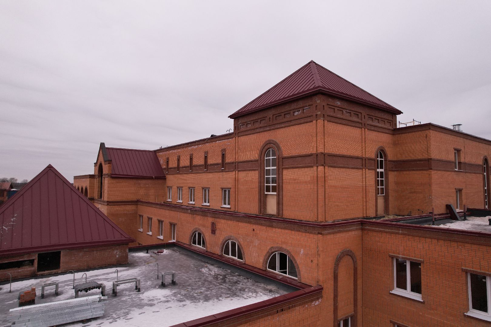 видео с коптера, медицина одинцова,