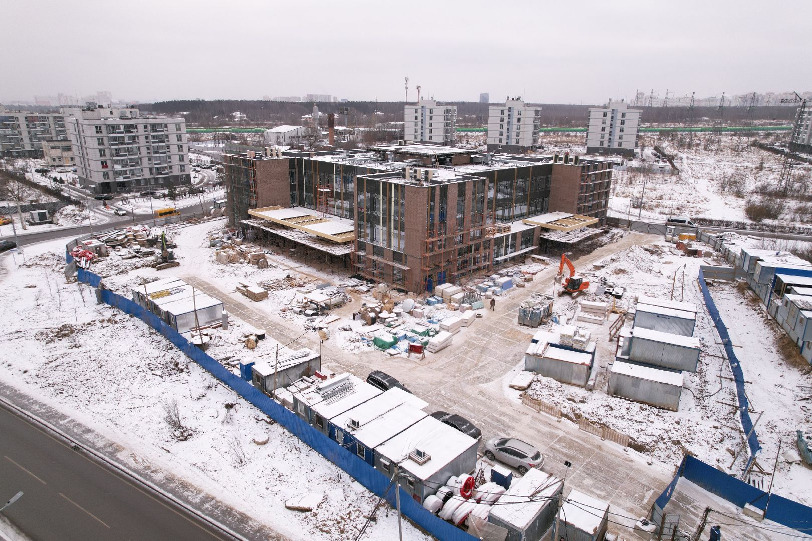 видео с коптера, медицина одинцова,