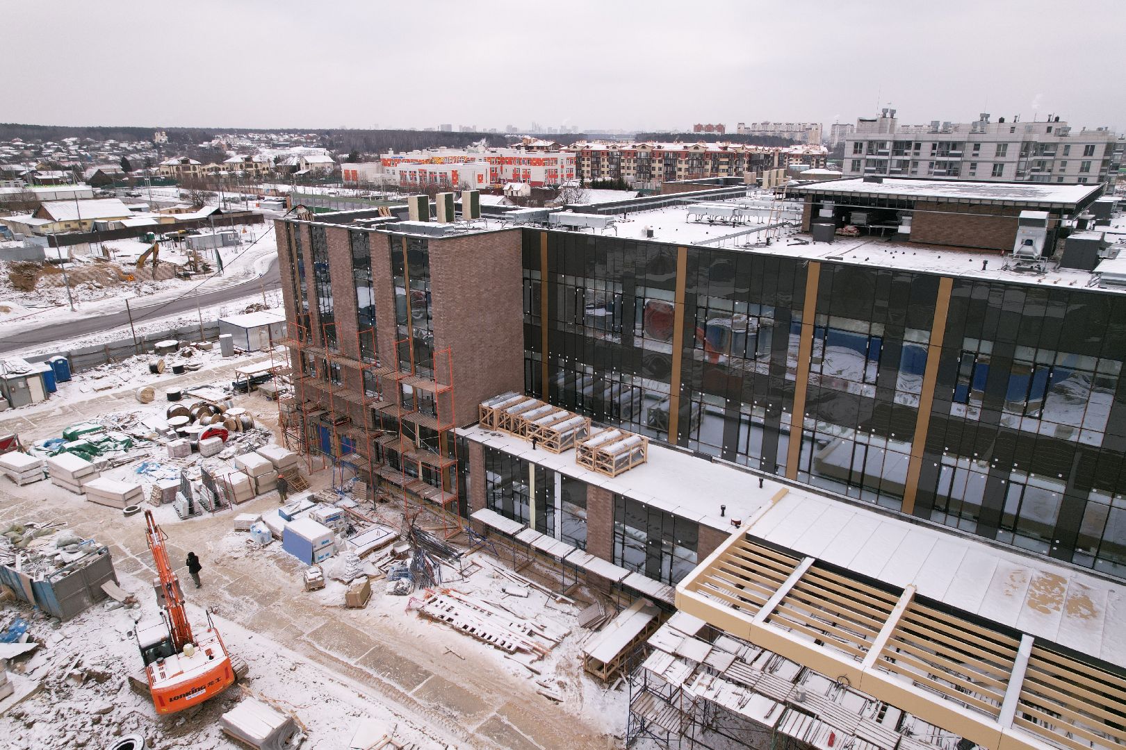 видео с коптера, медицина одинцова,