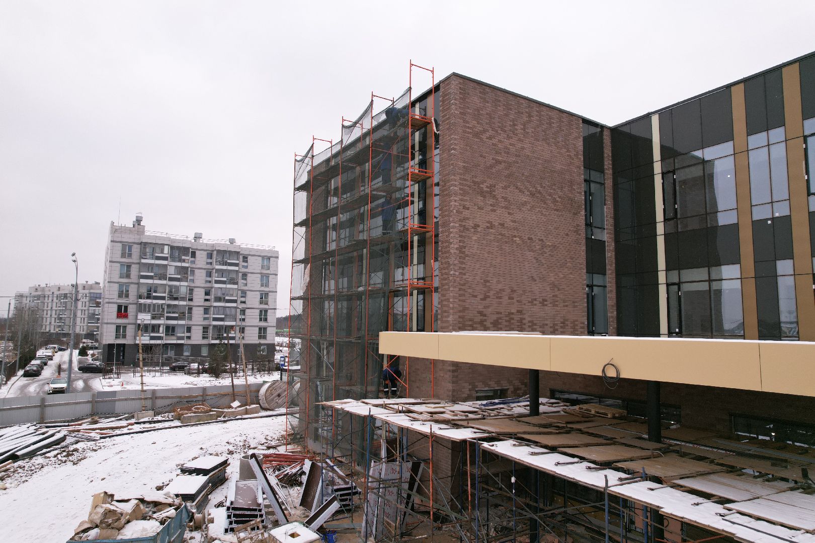 видео с коптера, медицина одинцова,