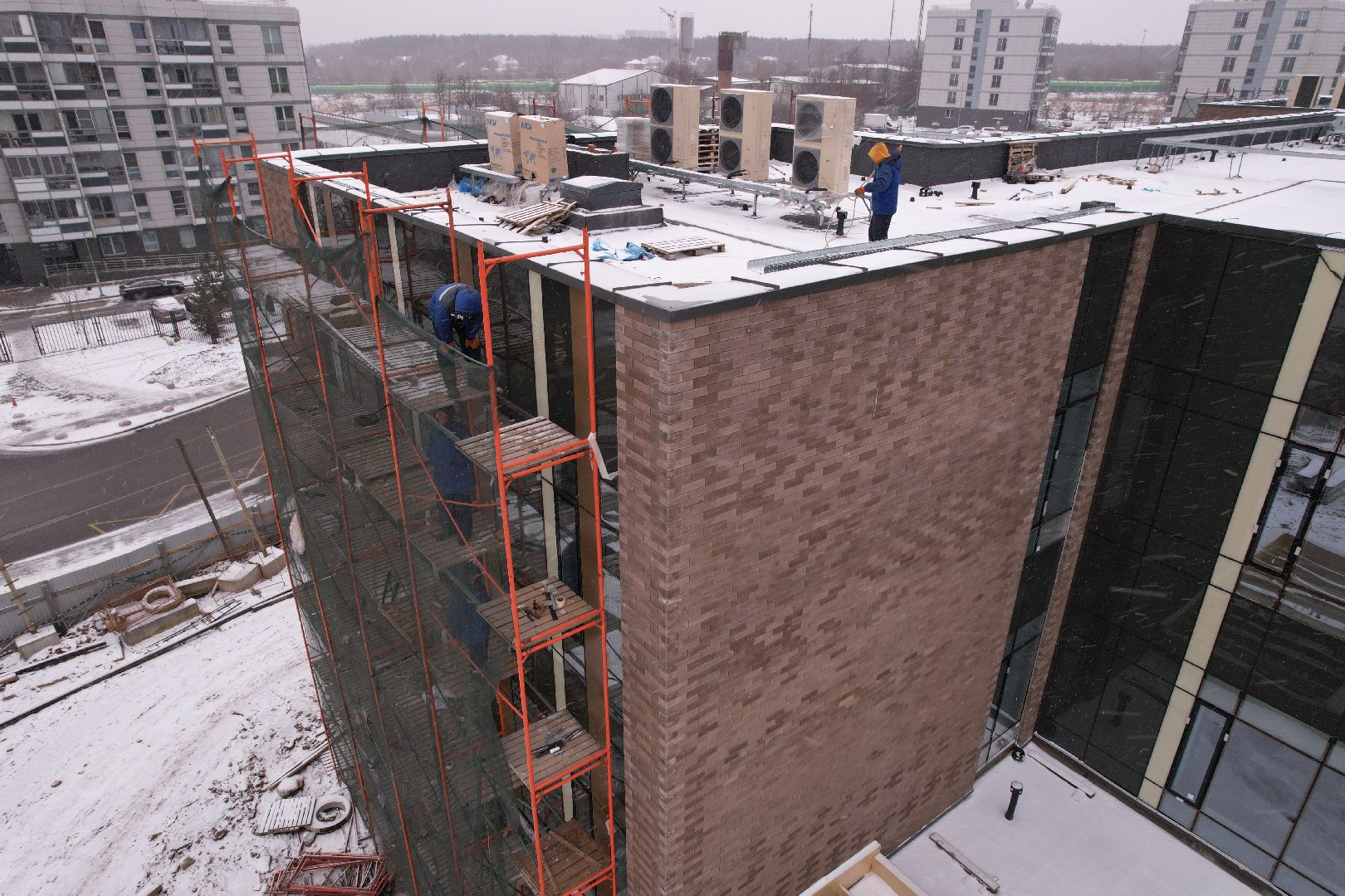 видео с коптера, медицина одинцова,