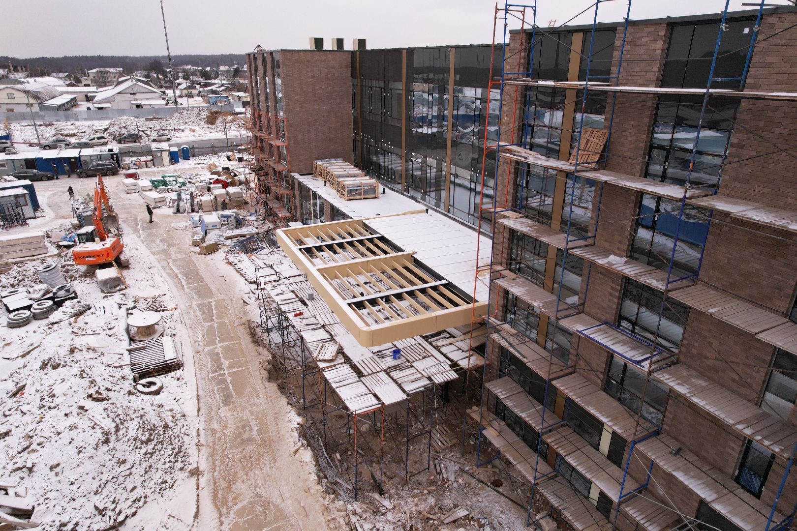 видео с коптера, медицина одинцова,