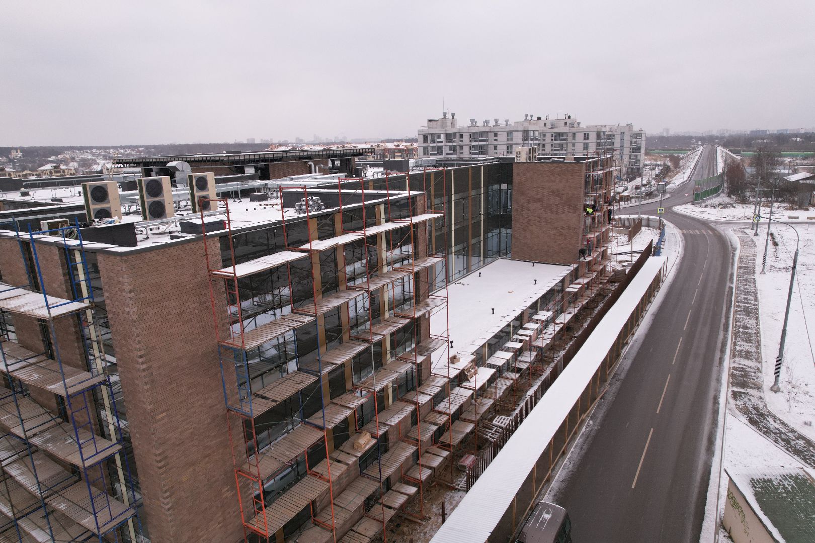 видео с коптера, медицина одинцова,