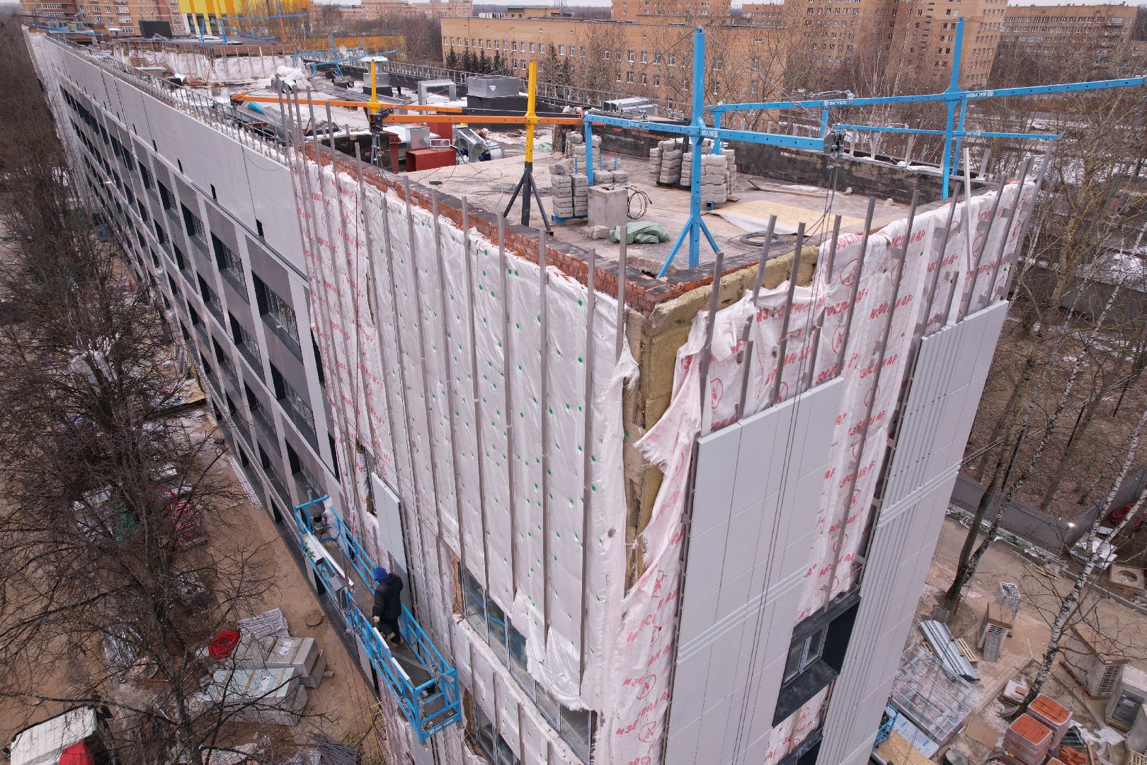 видео с коптера, медицина одинцова,