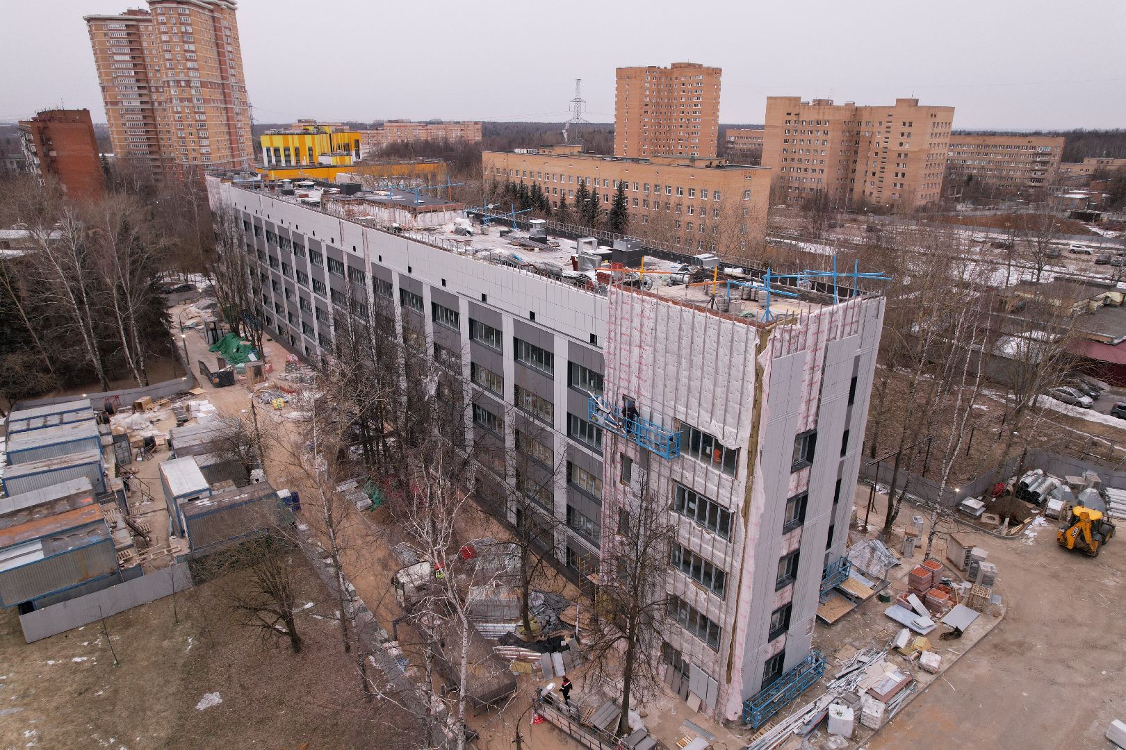 видео с коптера, медицина одинцова,