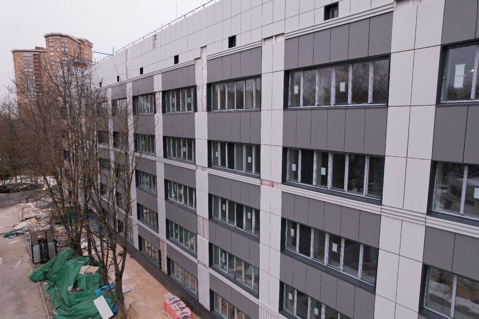 видео с коптера, медицина одинцова,