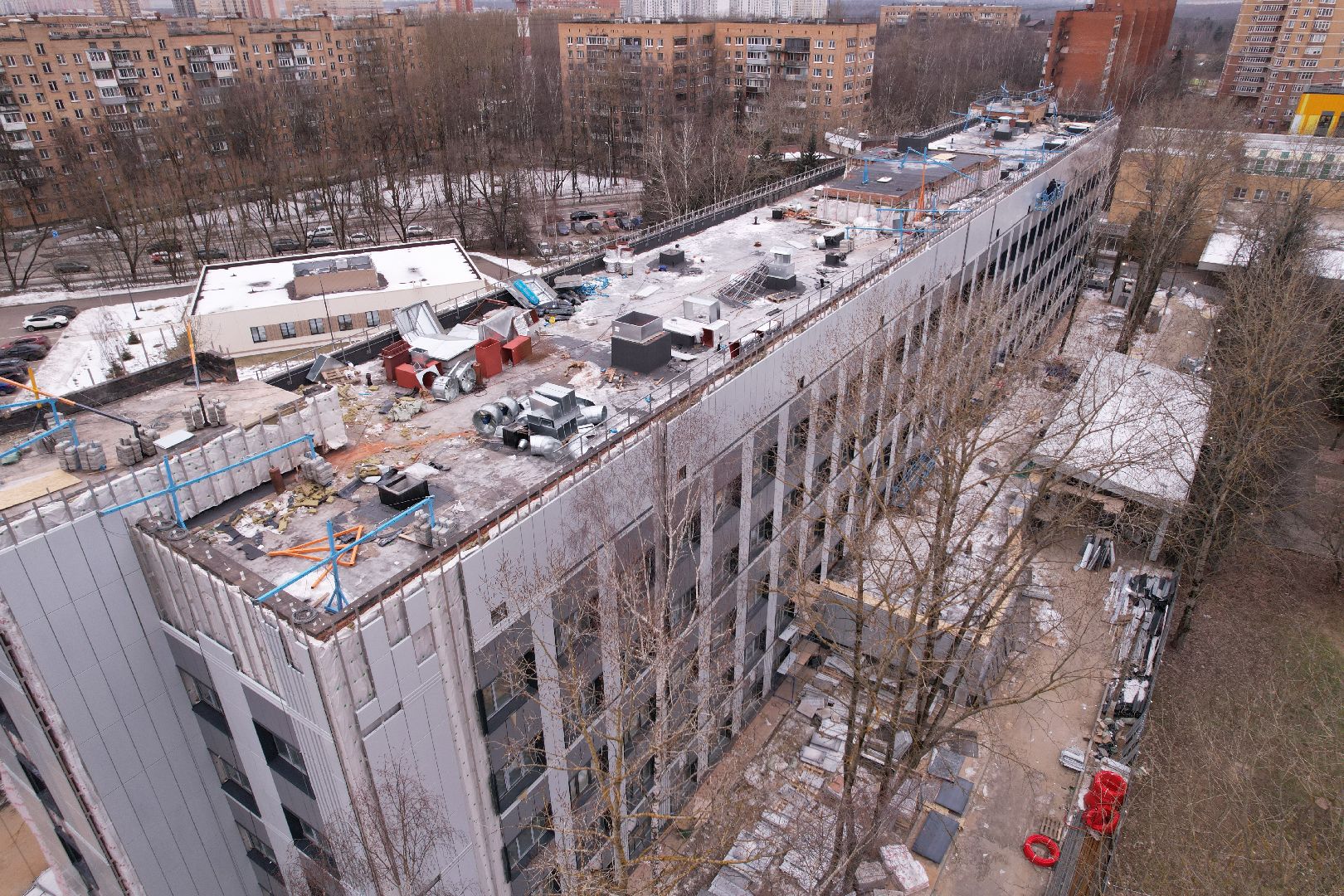 видео с коптера, медицина одинцова,