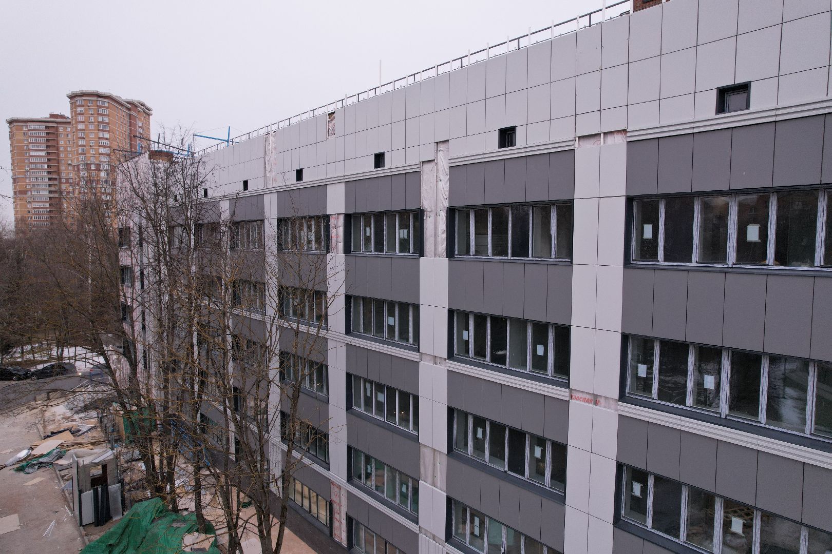 видео с коптера, медицина одинцова,