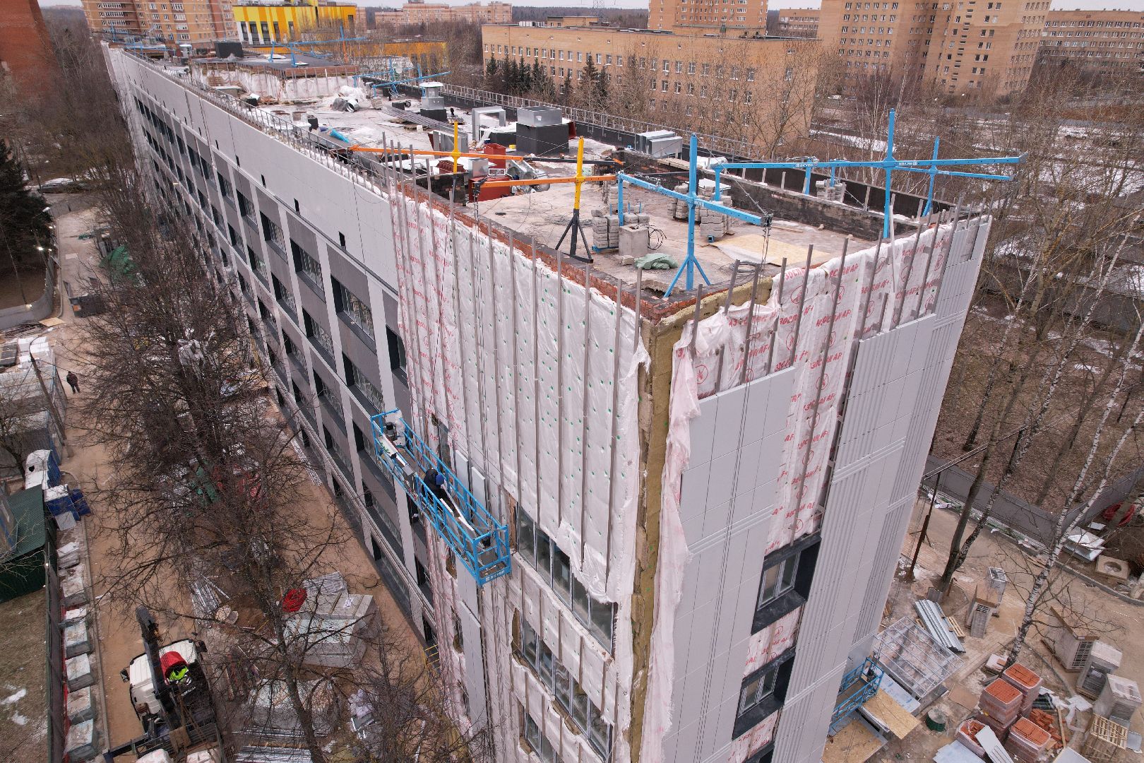 видео с коптера, медицина одинцова,