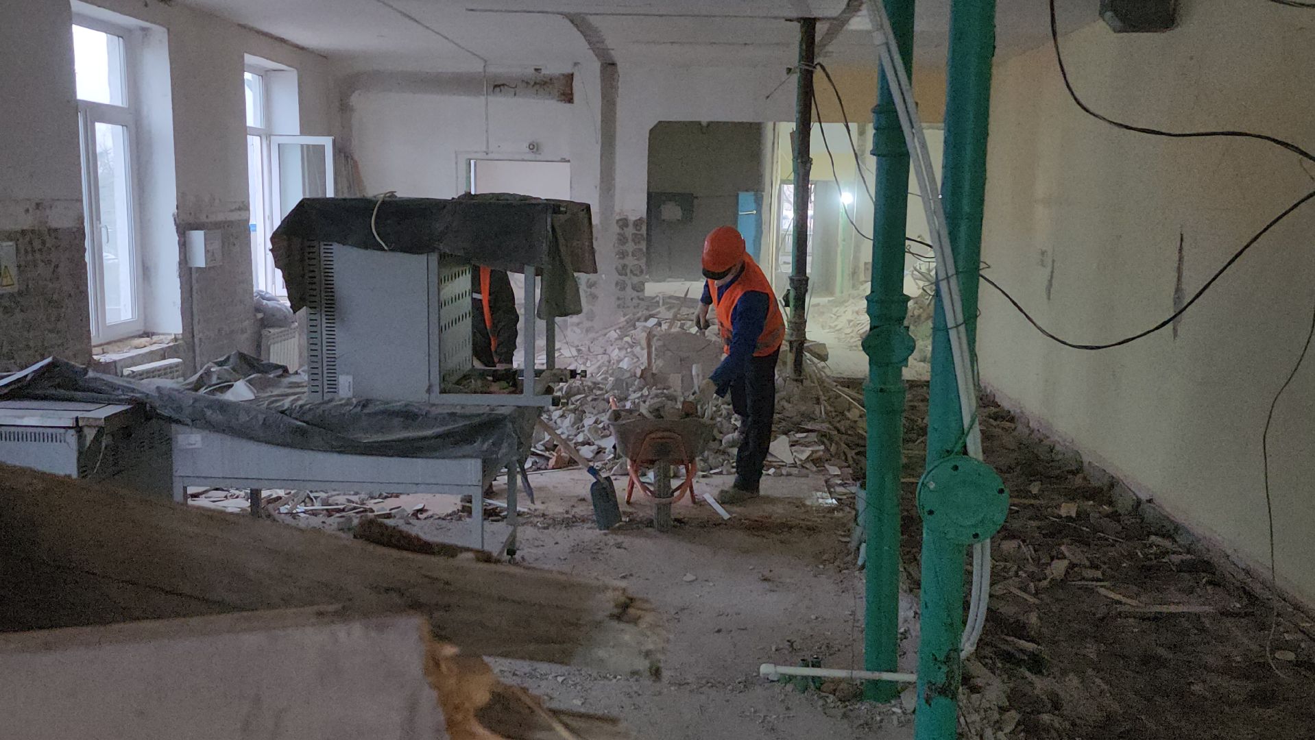 микрорайон имени Ногина, серпухов, поселок Пограничный, детский сад улыбка, капитальный ремонт детского сада, вертикалка,