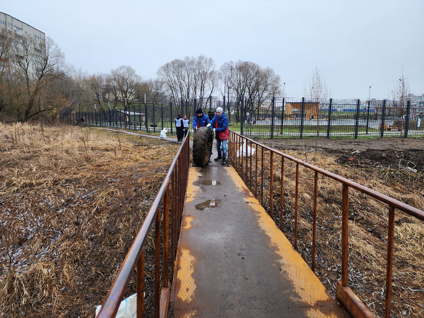 луховицы, субботник, вертикалки,