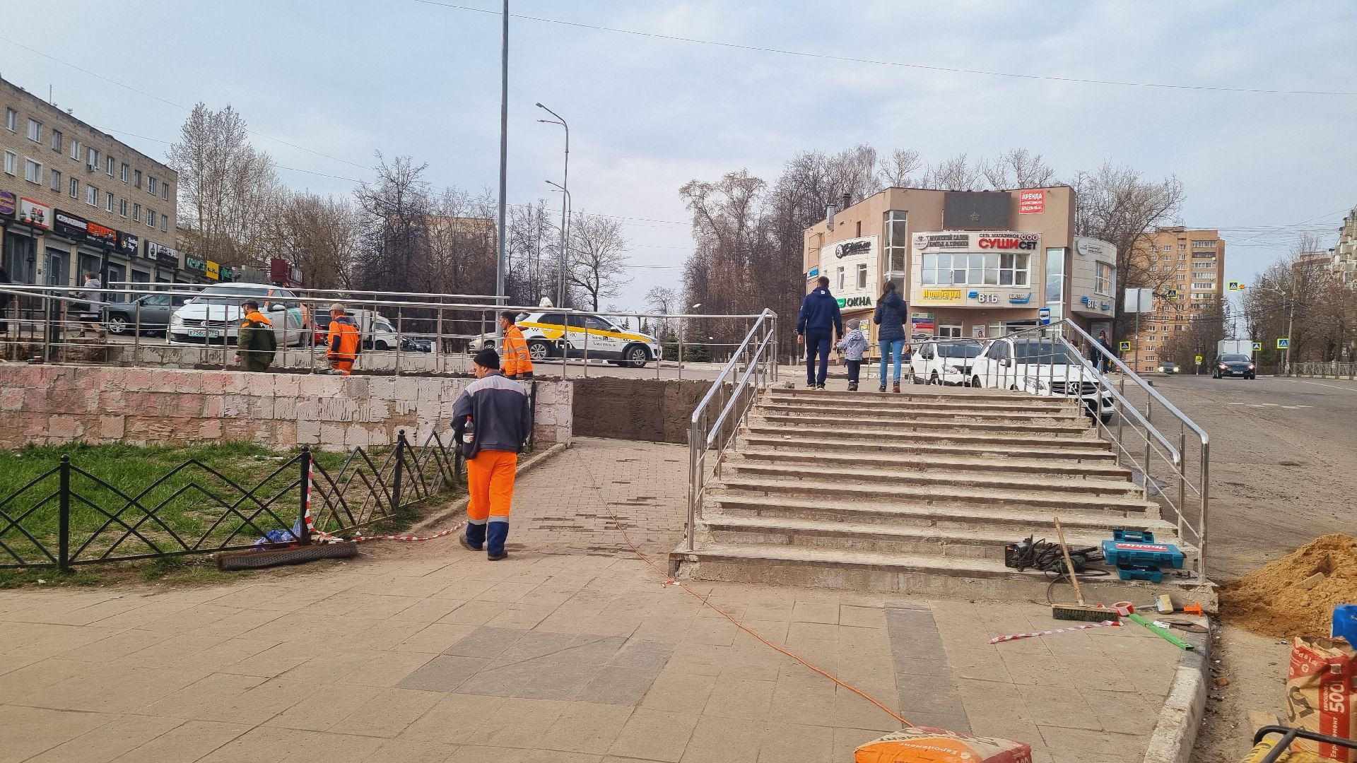 Подмосковье, Ивантеевка, субботник