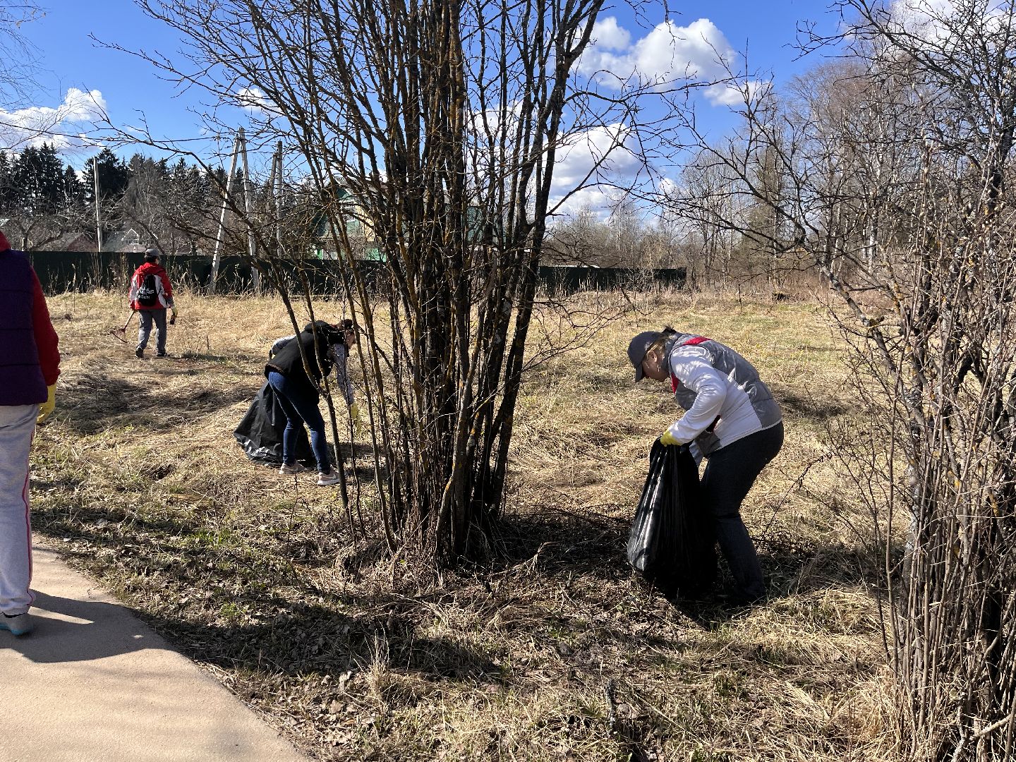 Шаховская, субботник, уборка