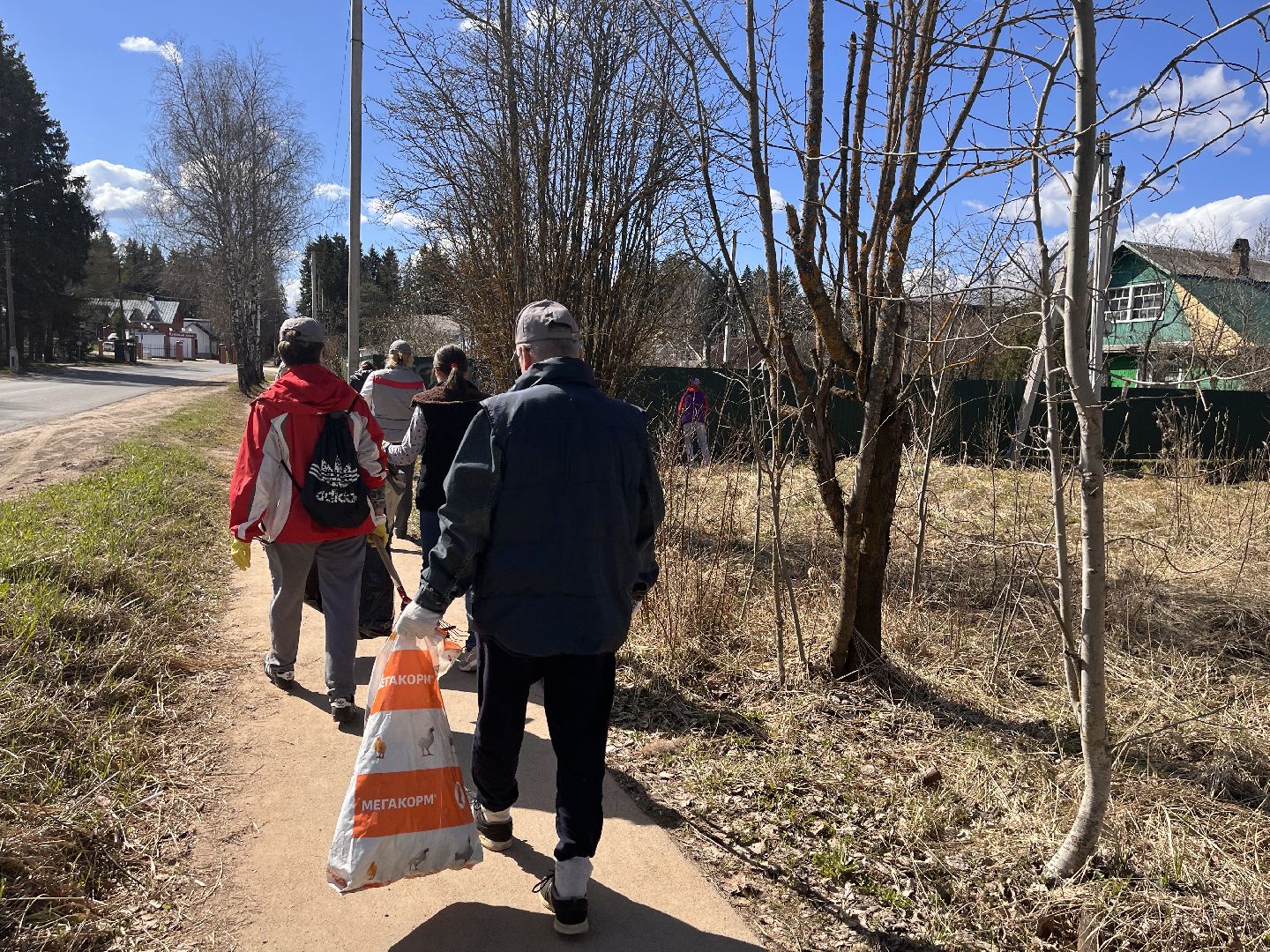 Шаховская, субботник, уборка