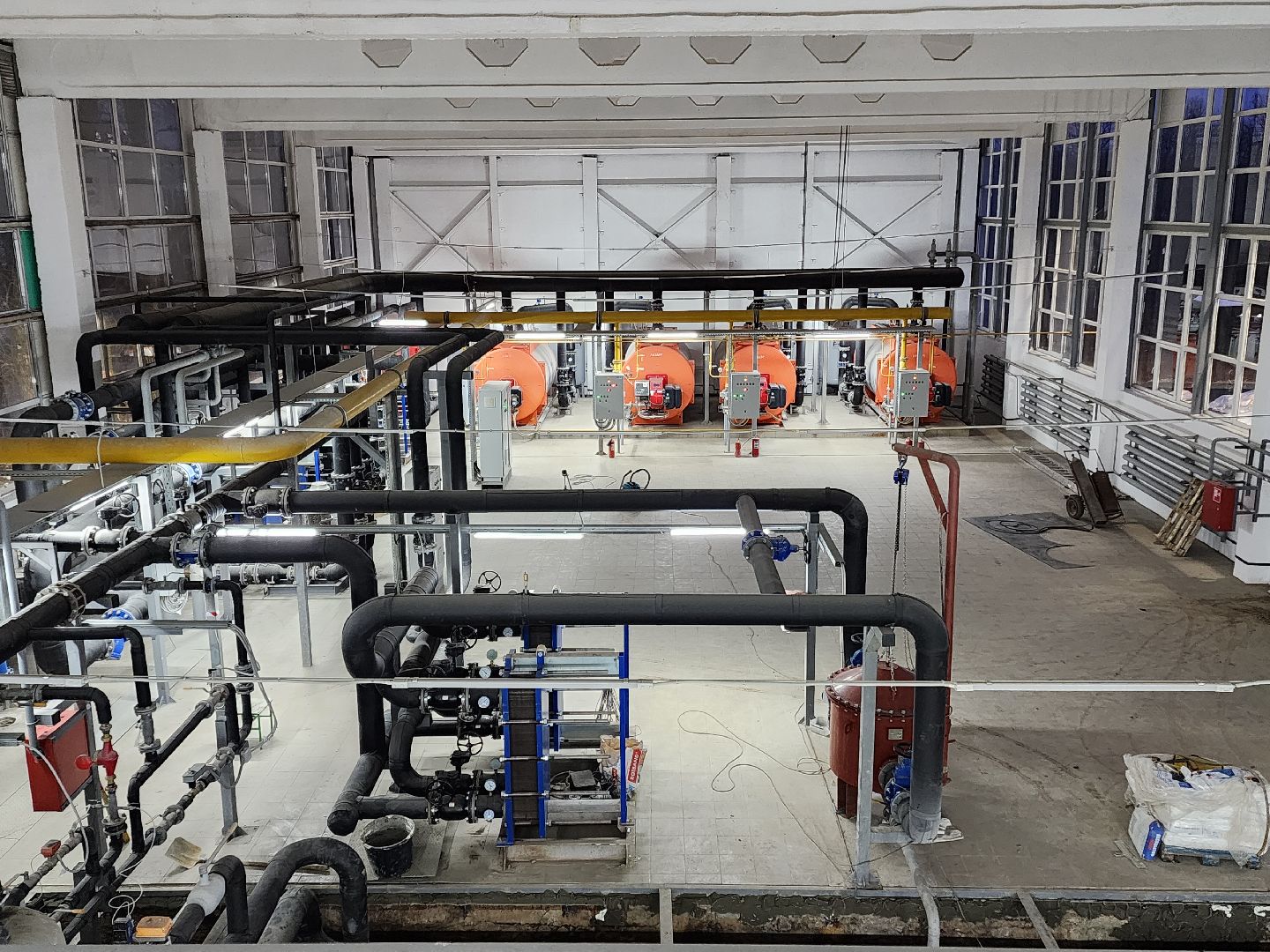 Чехов, Чехов-7, деревня Алексеевка, бывший поселок Чернецкое, котельная 6, реконструкция, модернизация, капитальный ремонт, новое оборудование, автоматизация процессов, глава округа михаил собакин, теплоснабжение, горячее водоснабжение, вертикалки,