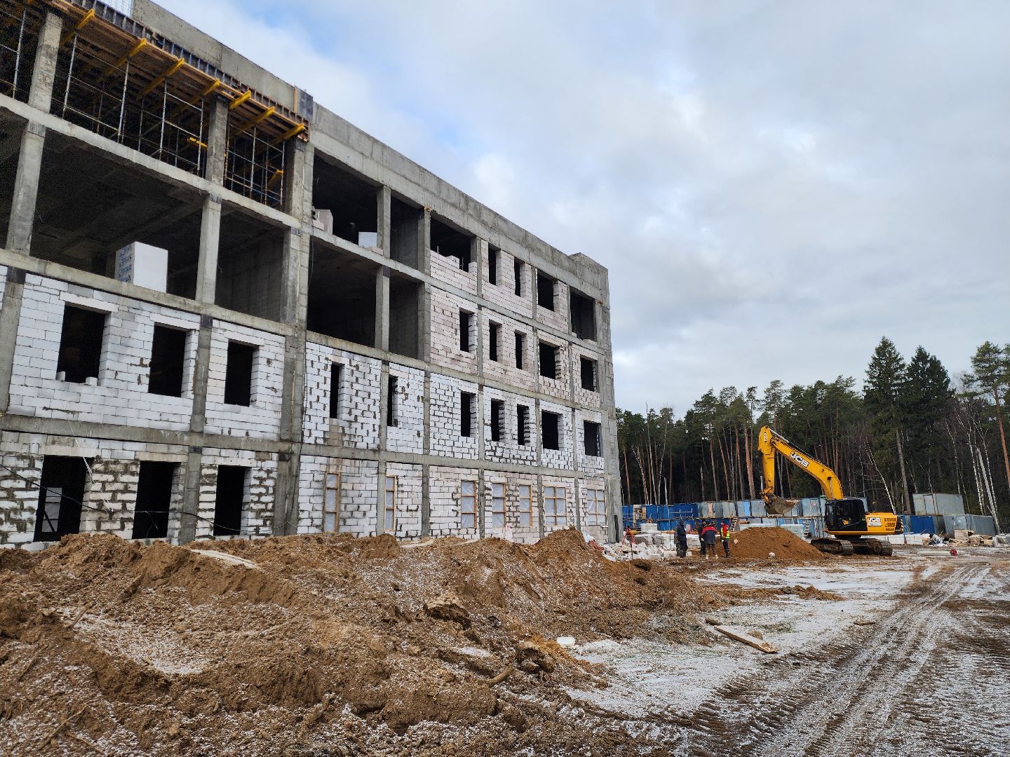 строительство, ногинск, центр образования, новая школа, благоустройство,