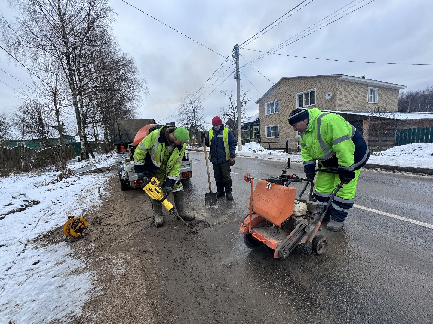 шаховская, ямочный ремонт, ямочный ремонт дорог,