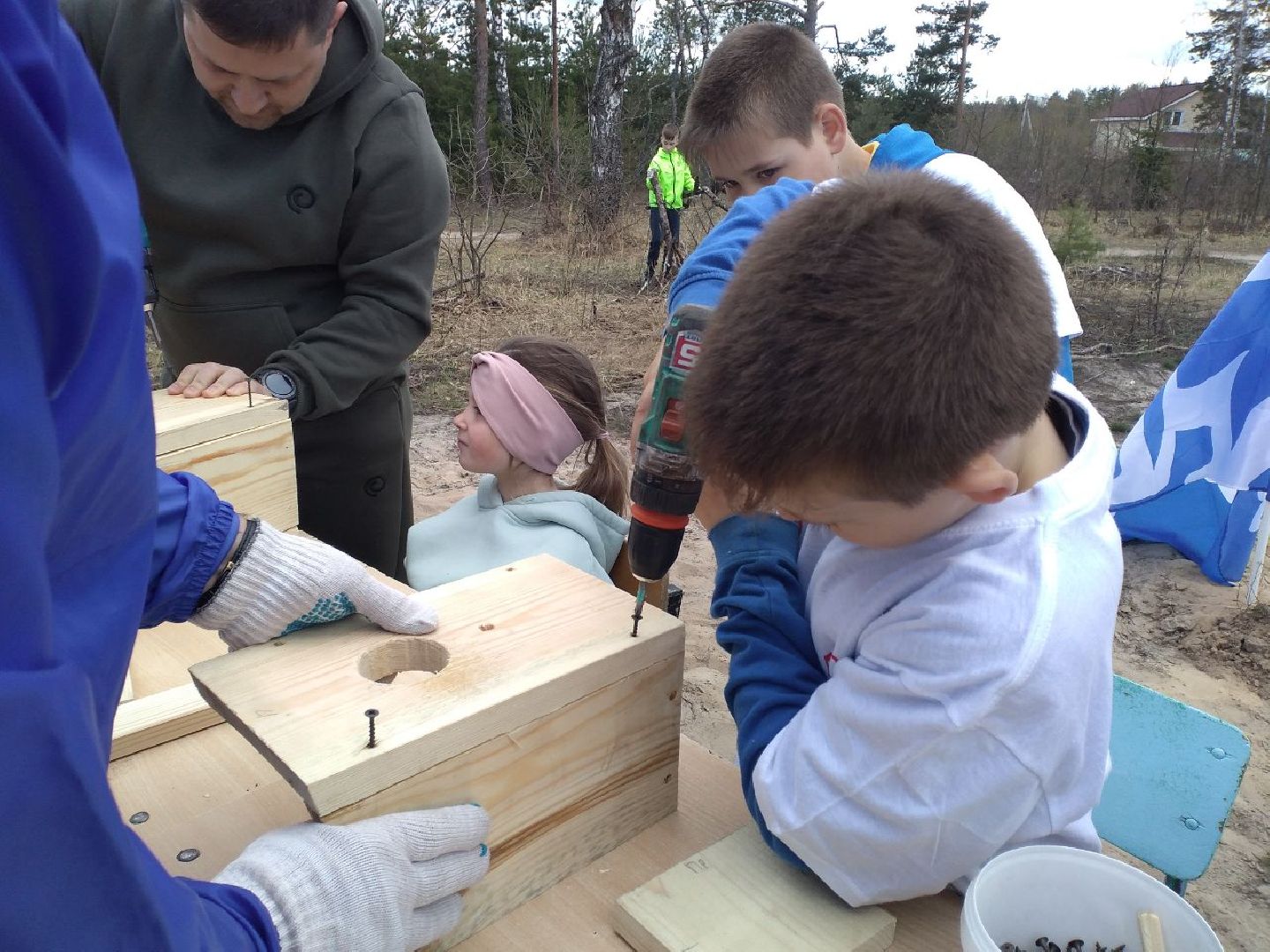 субботник, дети, волонтёры, Лосино-Петровский