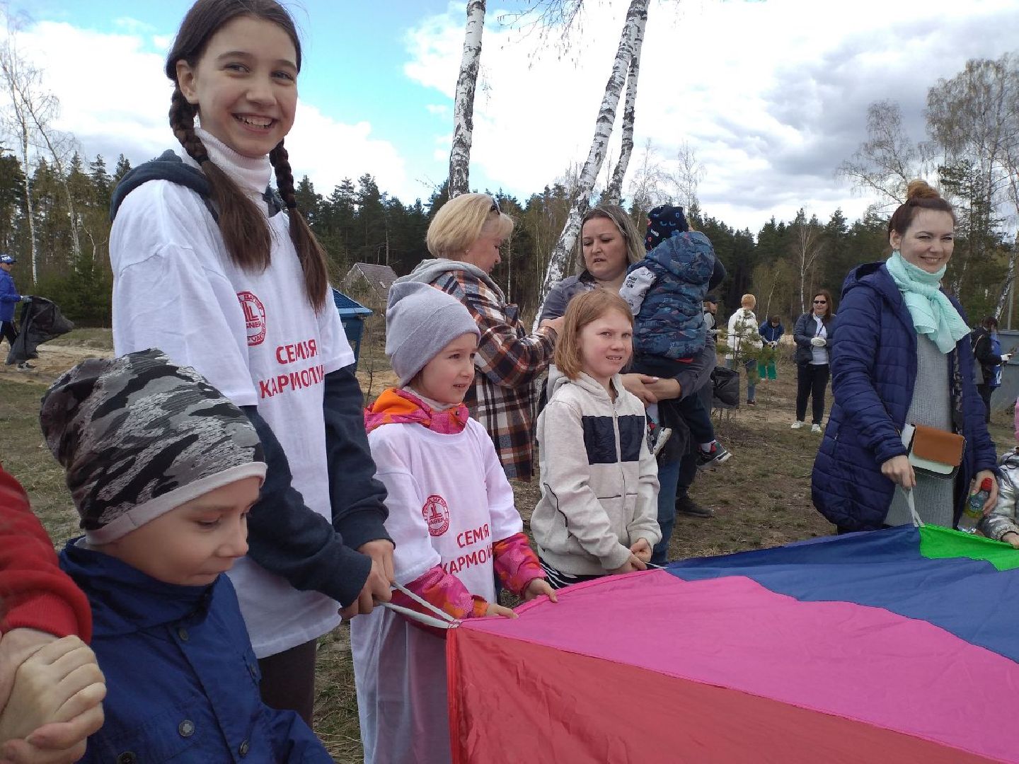 субботник, дети, волонтёры, Лосино-Петровский