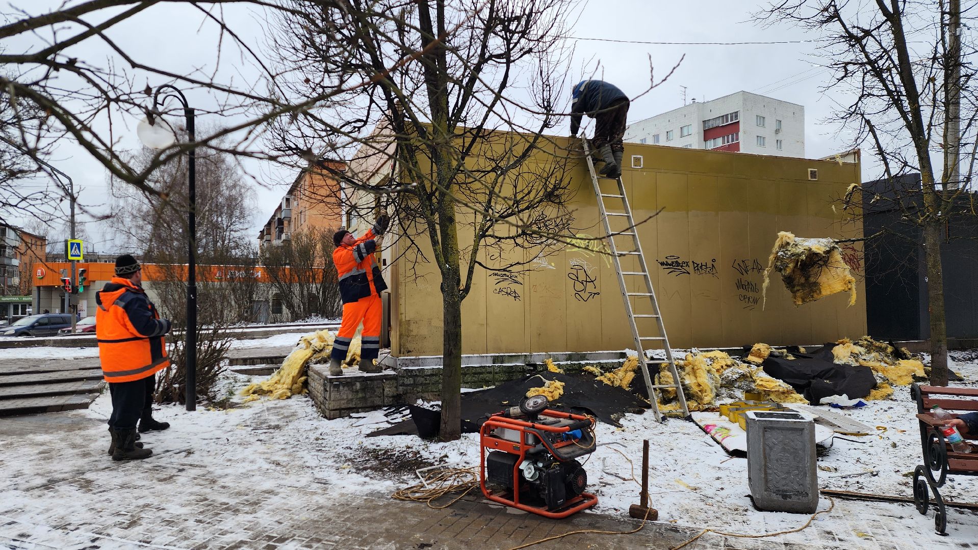 истра, благоустройство, вертикалка, демонтаж,