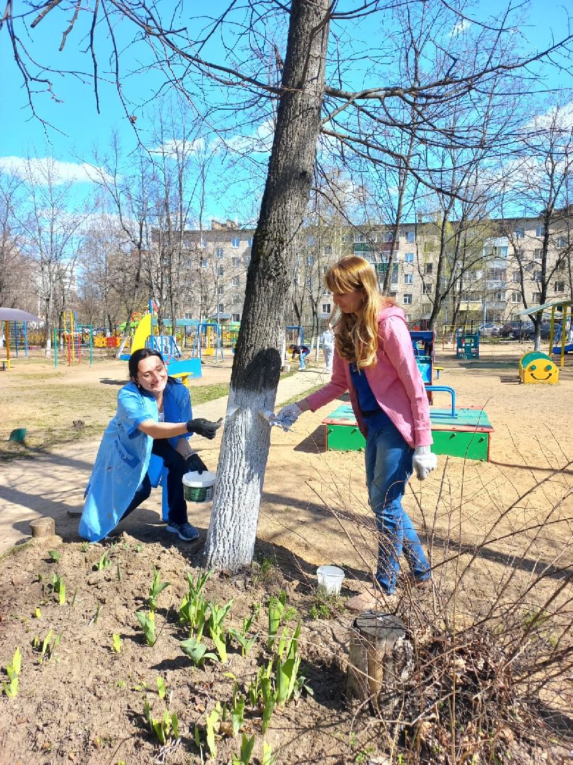 Подмосковье, Ивантеевка, образование, субботник