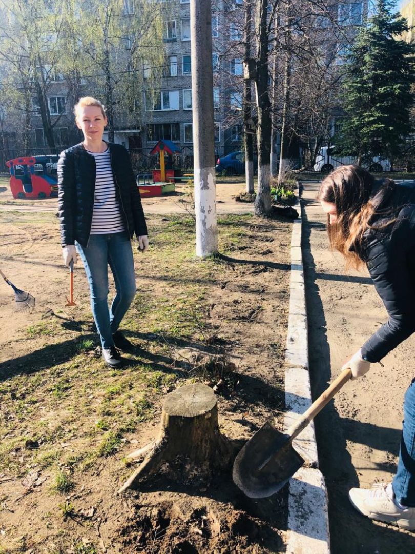 Подмосковье, Ивантеевка, образование, субботник