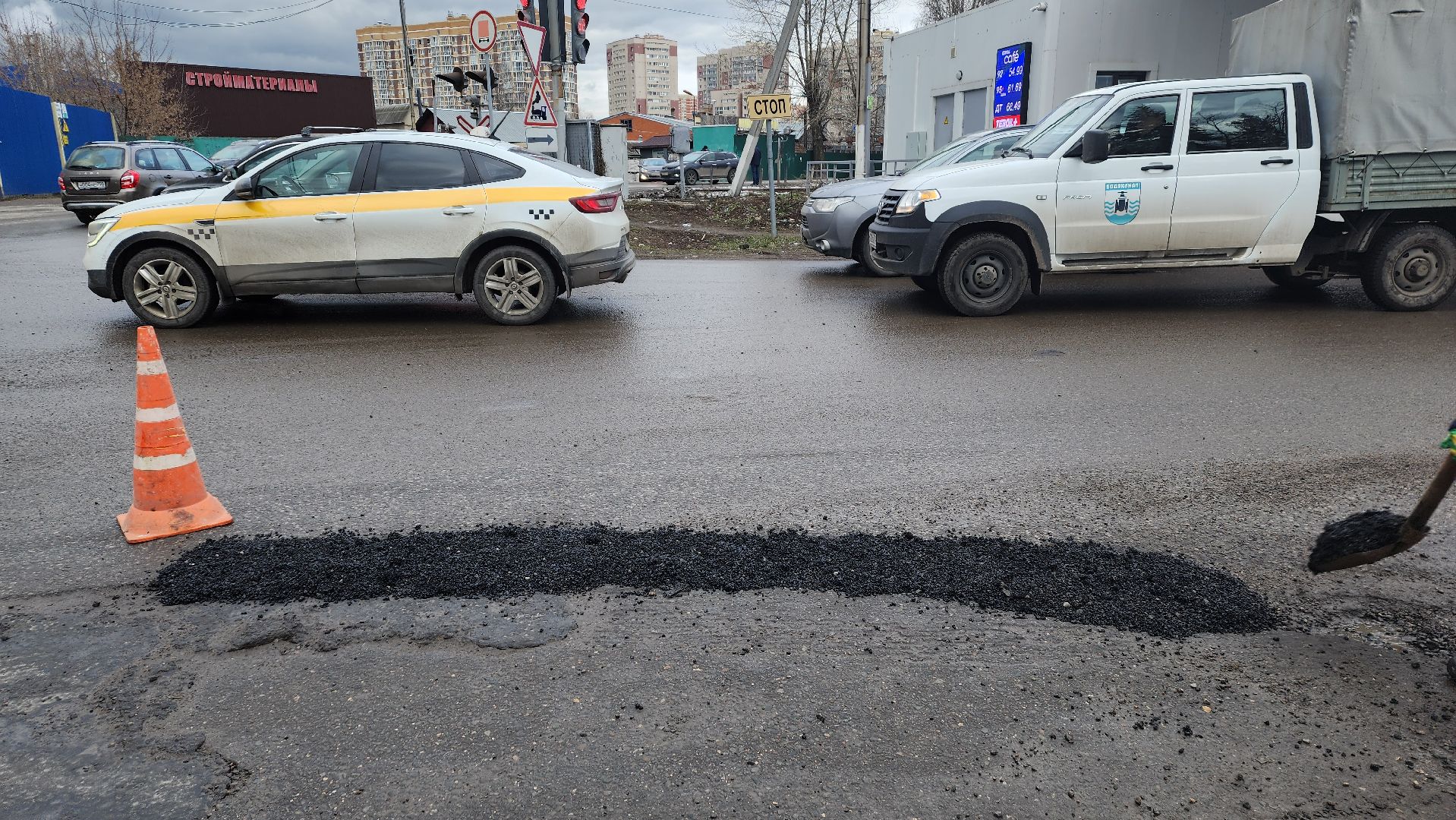 вертикалки, ивантеевка, ямочный ремонт, дорожное покрытие, асфальтирование, коммунальные службы,