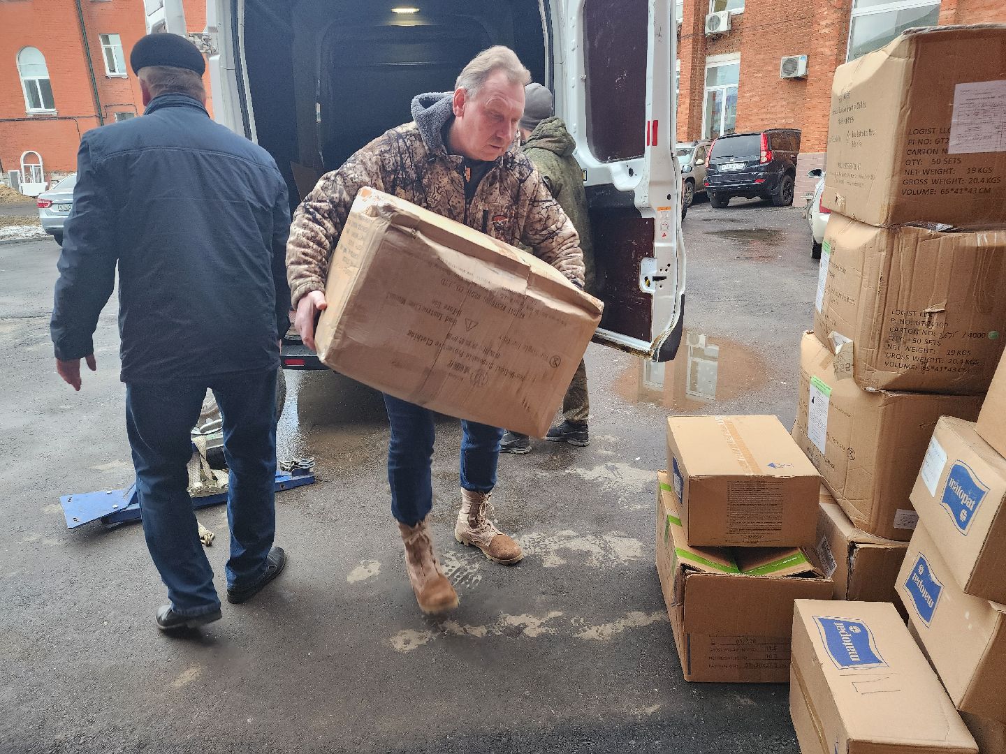 вертикалки, Зарайск, гуманитарный груз,