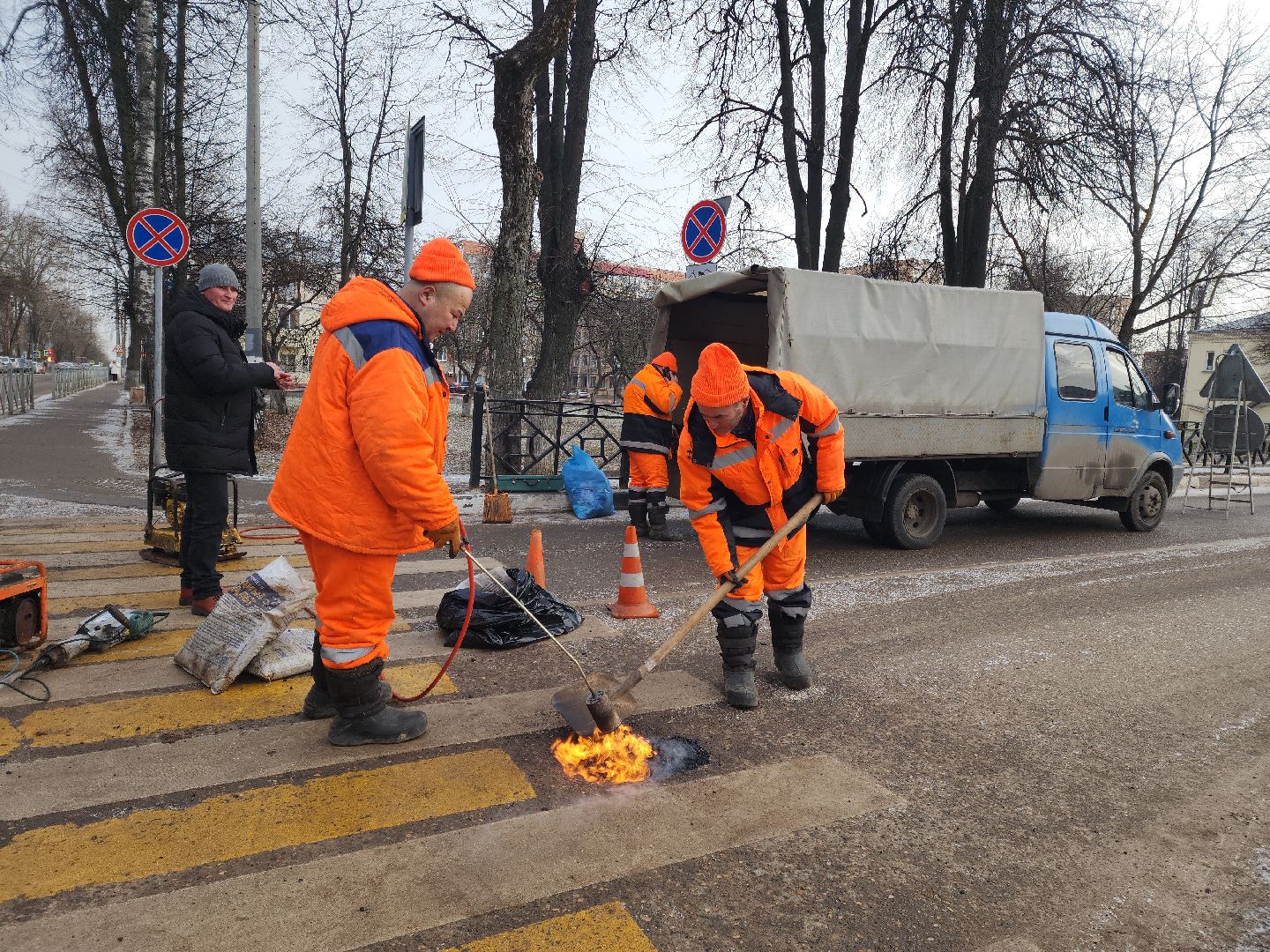 Подольск, Ямочный ремонт, Большая Зеленовская, Ремонт дорог, вертикалки,