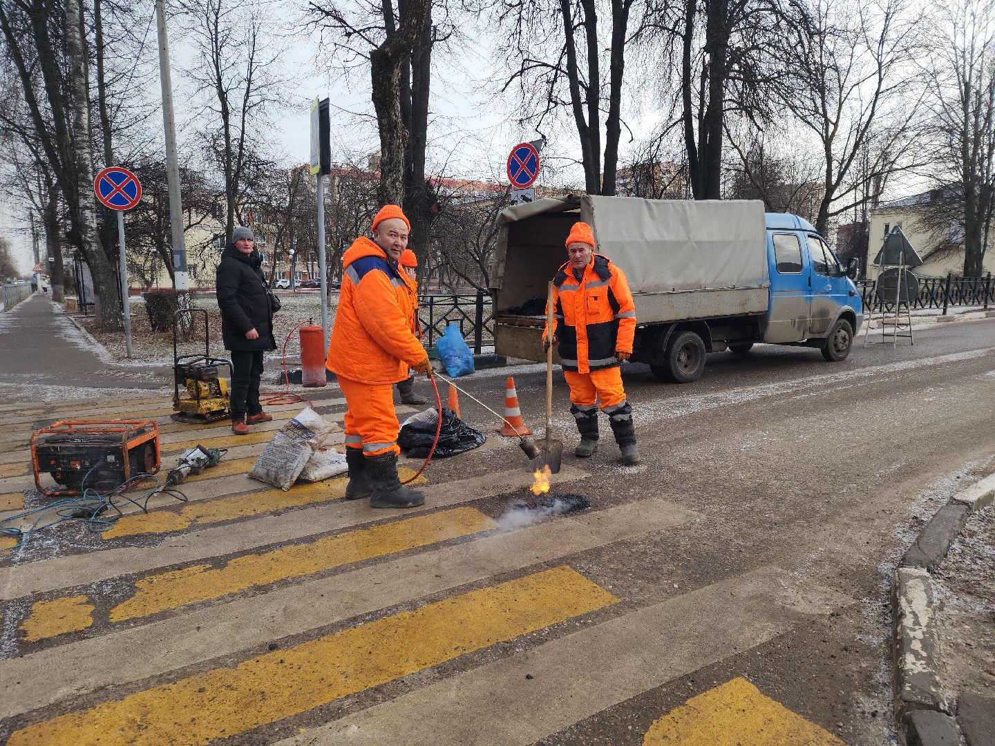 Подольск, Ямочный ремонт, Большая Зеленовская, Ремонт дорог, вертикалки,